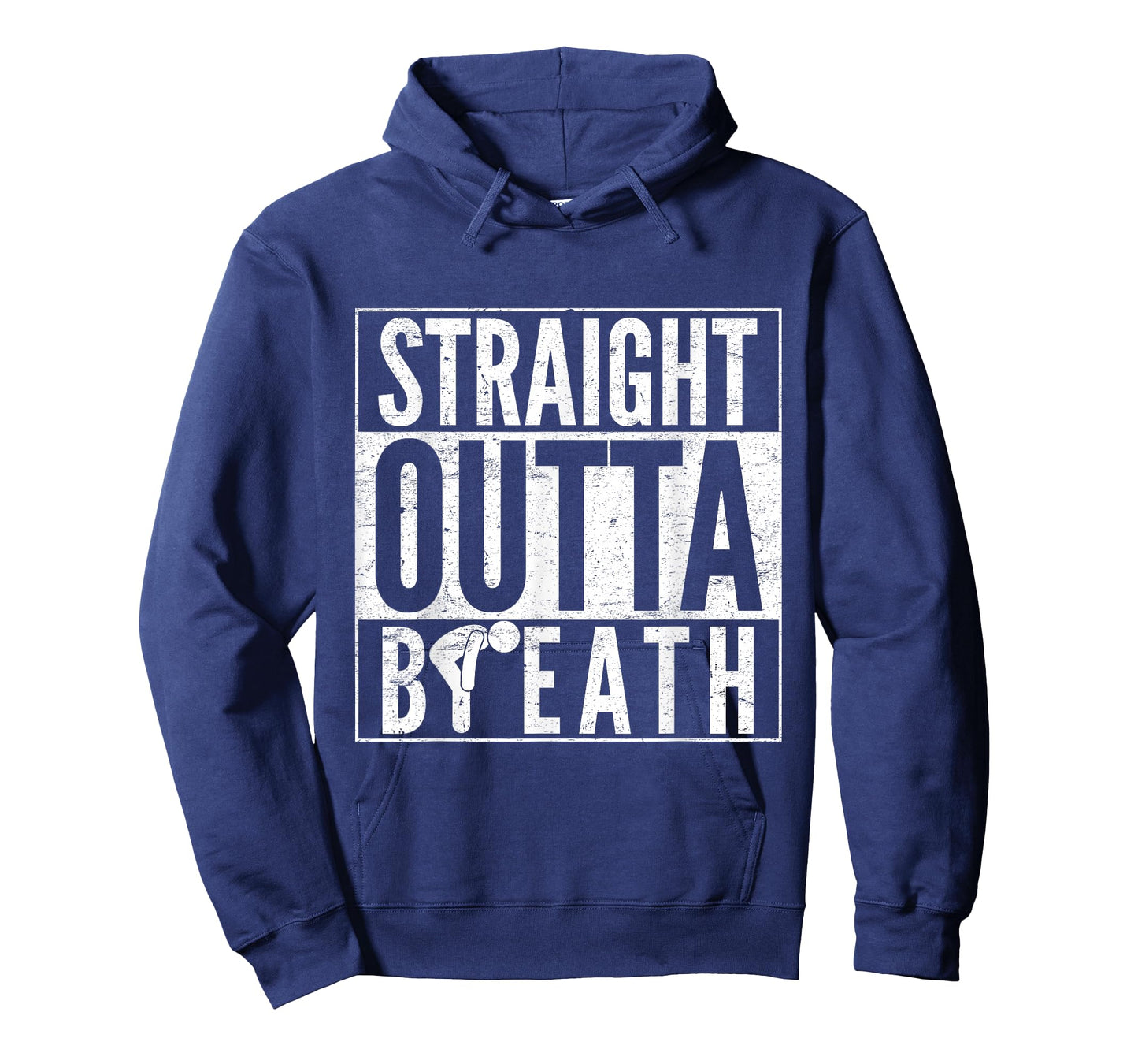 Straight Outta Breath Funny Running Jokes For Runner T-Shirt