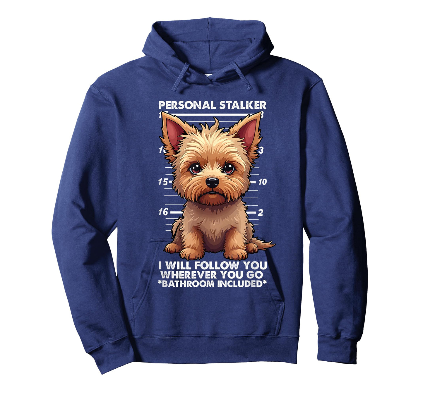 Personal Stalker Yorkie Poo Dog Owner Funny Yorkiepoo Men Women T-Shirt
