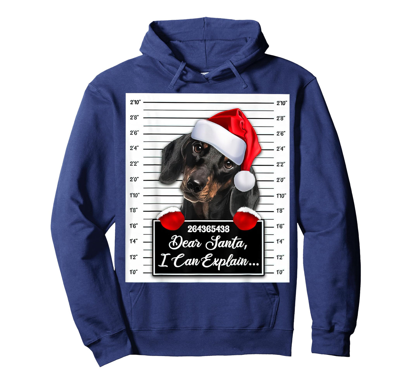 Dachshund Xmas Dear Santa I Can Explain Funny Christmas T-Shirt