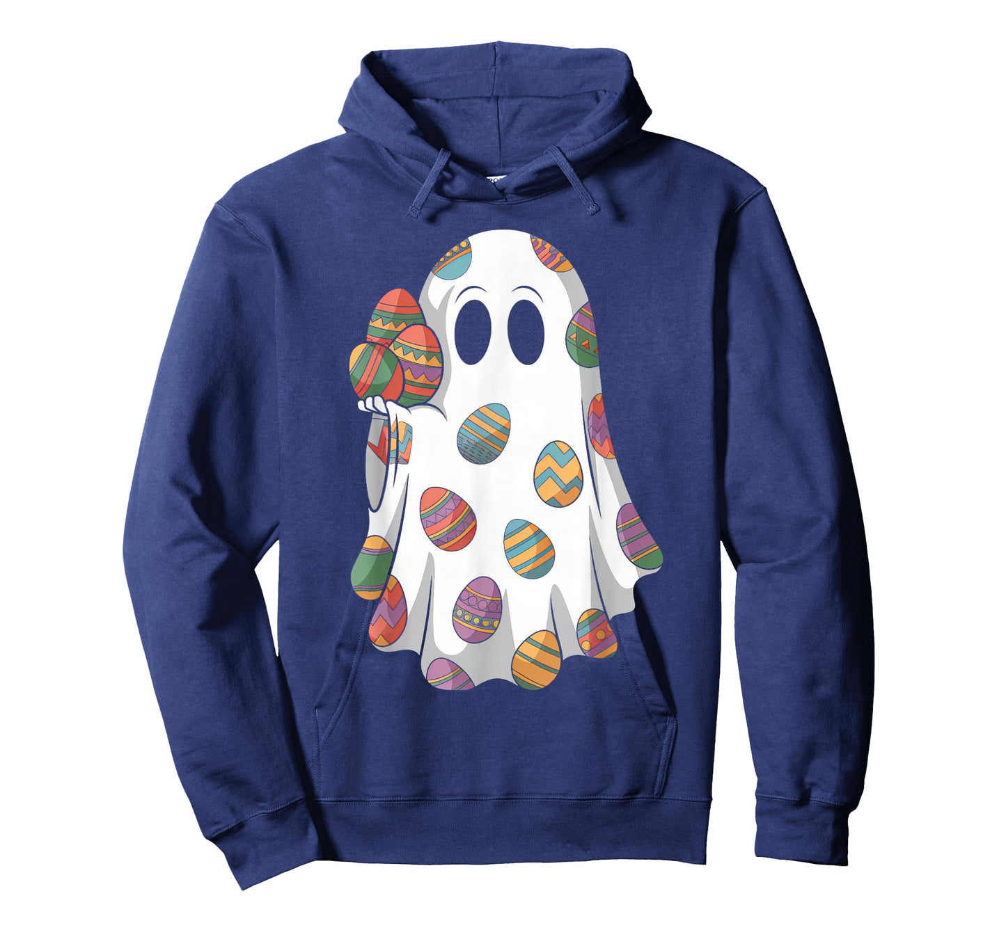 Rainbow Boo Egg Bunny Happy Easter Day Spooky Season Funny T-Shirt