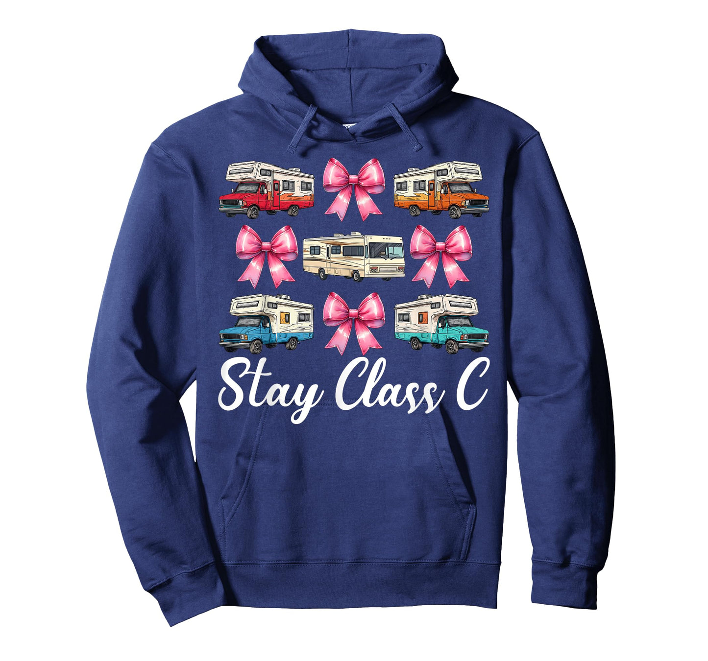 RV Camping Camper Motorhome Girl Mom Coquette Stay Class C T-Shirt