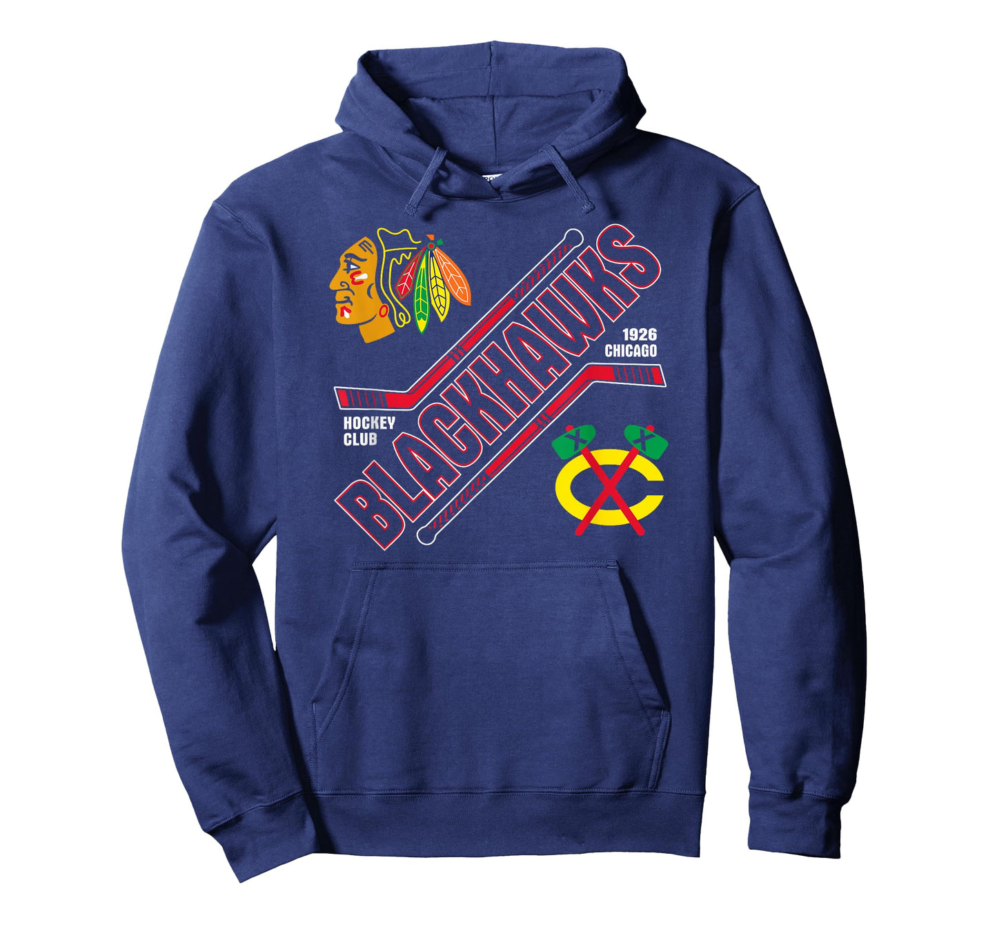 Chicago Blackhawks Force Black Officially Licensed T-Shirt