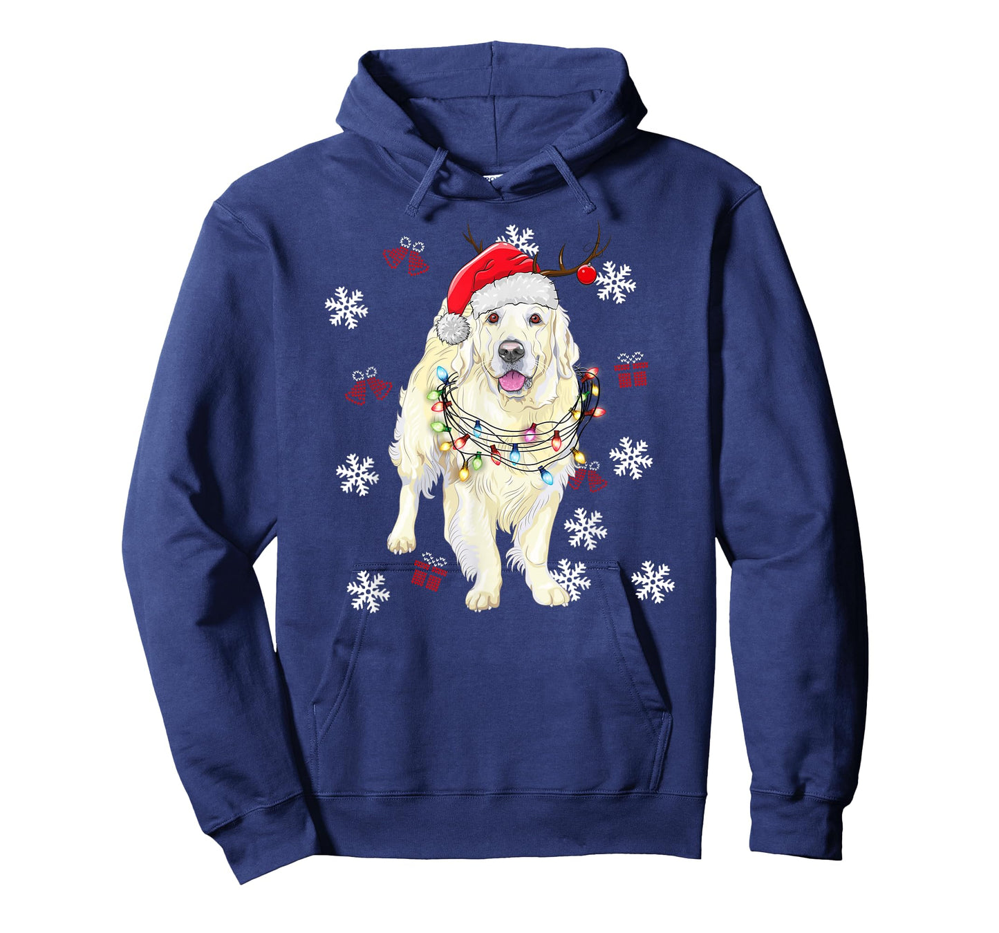 Christmas Dog Sweater Golden retriever Pajama Men Women T-Shirt