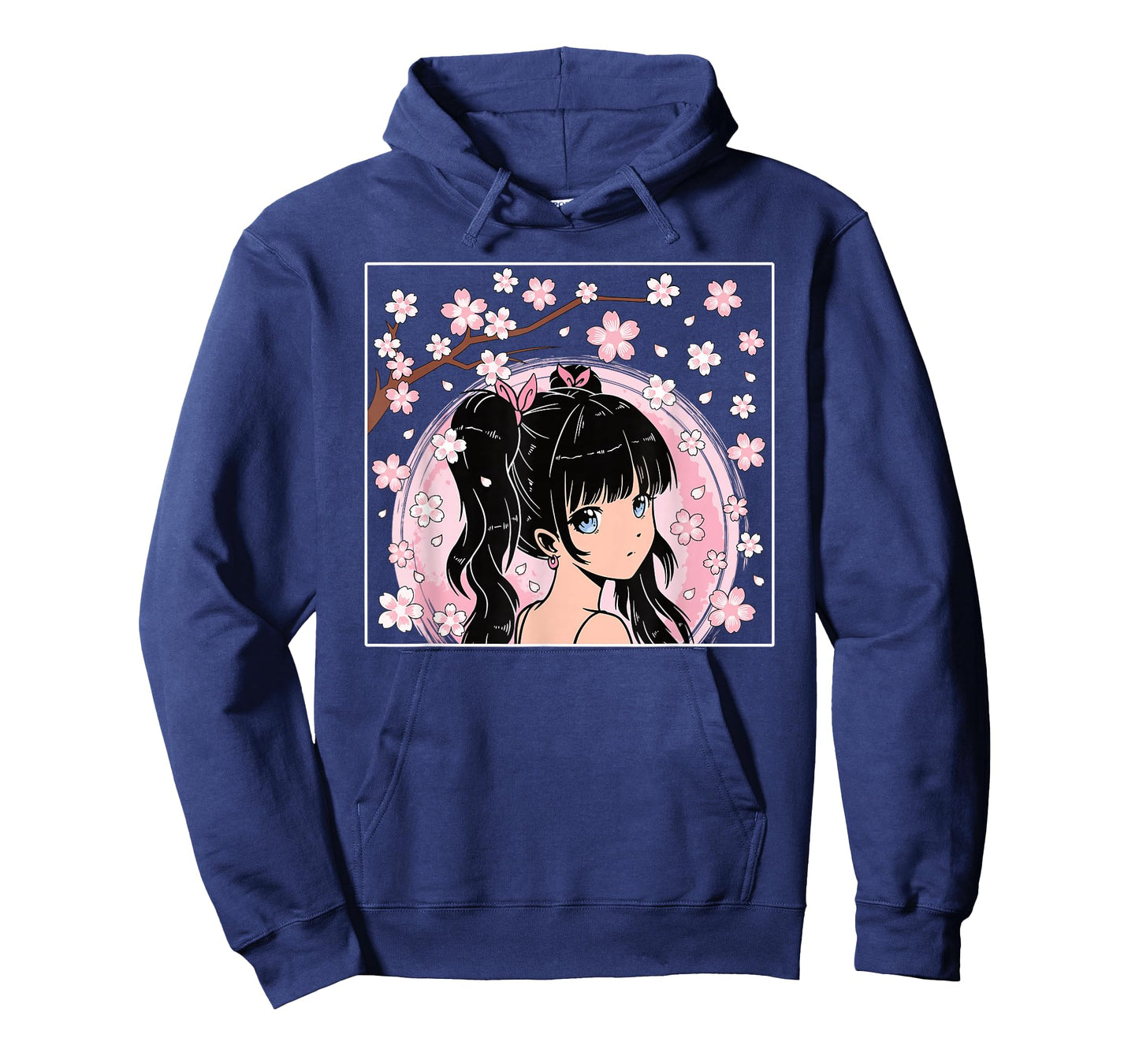 Japanese Anime Girl Manga Otaku Cherry Blossom Women Girls T-Shirt