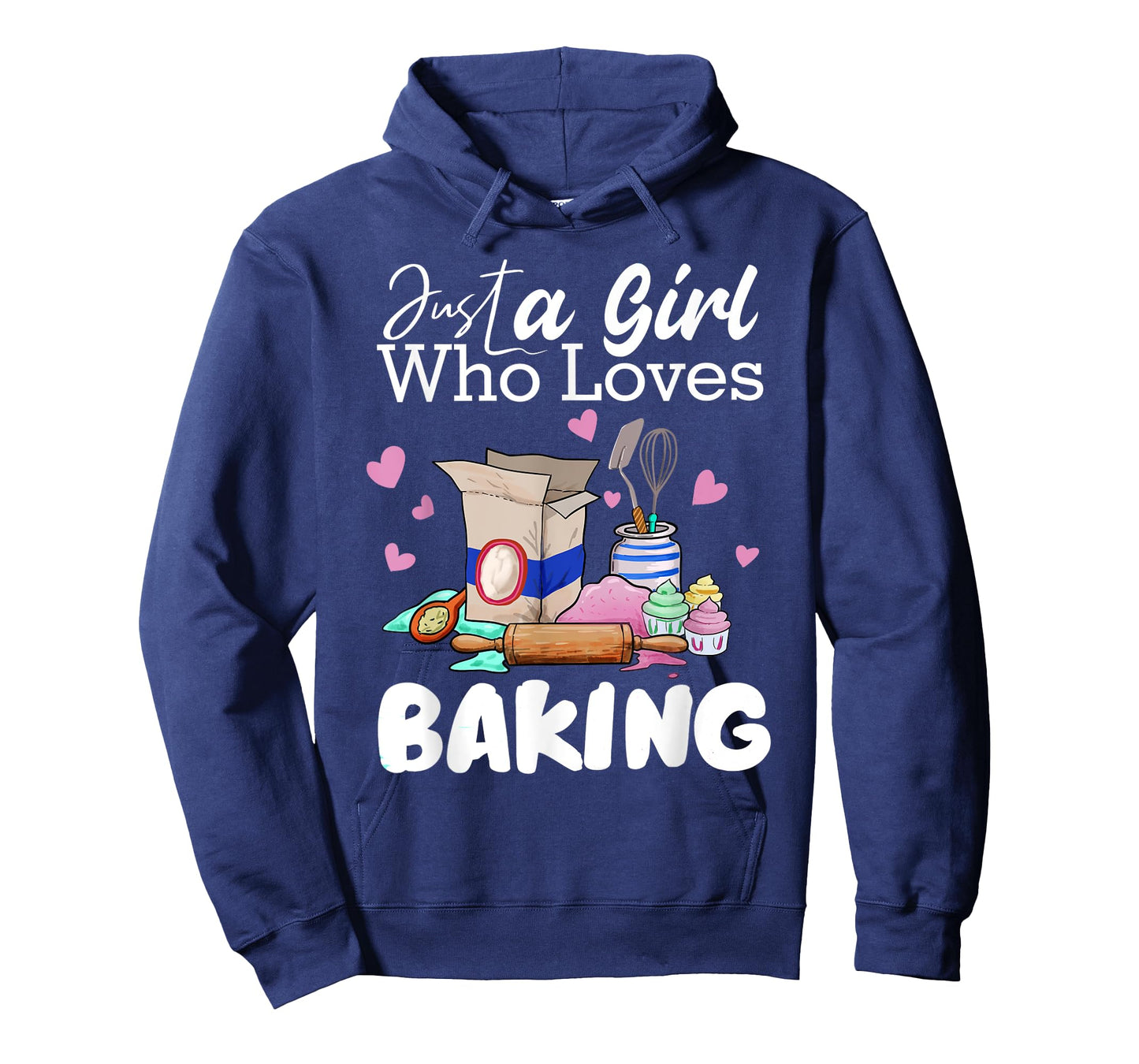 Just A Girl Who Loves Baking Funny Baker Bread Making Outfit T-Shirt
