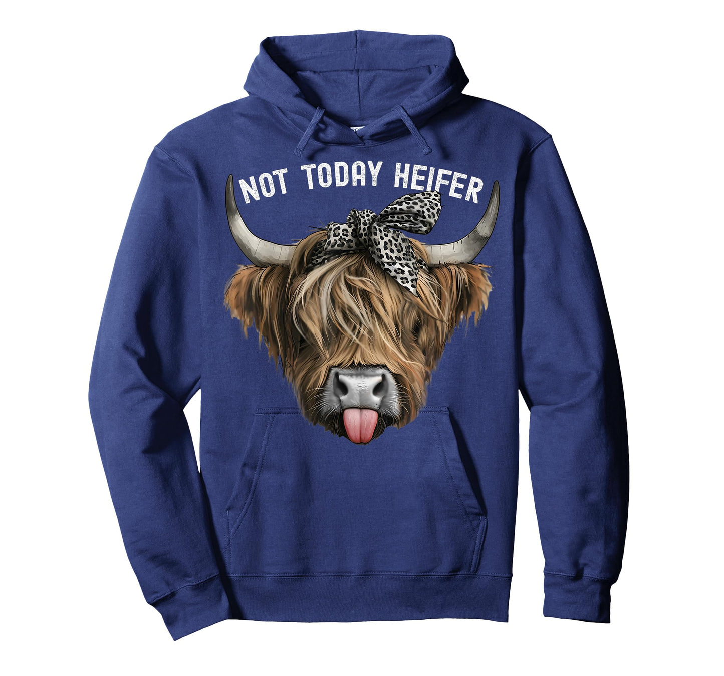 Not Today Heifer Highland Cow Western Women T-Shirt
