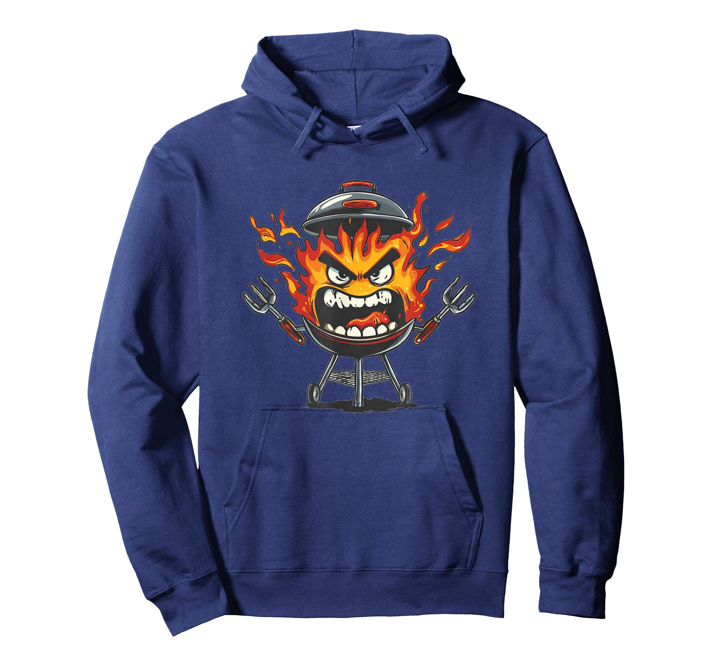 Great BBQ Graphic with Fire and Flames Costume T-Shirt