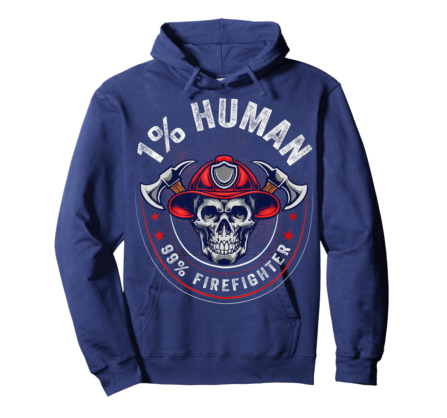 1 Percent Human 99 Percent Firefighter Fireman Firefighters T-Shirt