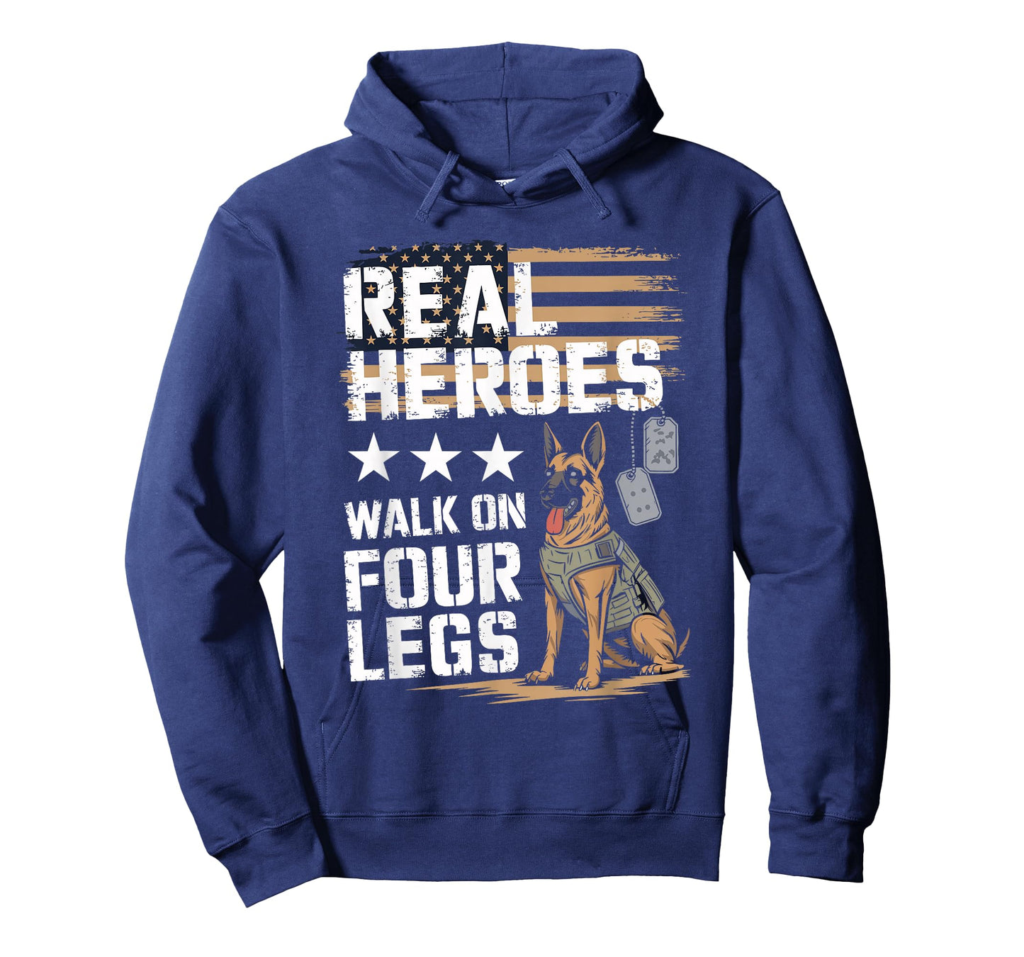 Military Working Dog Handler K9 Veteran T-Shirt
