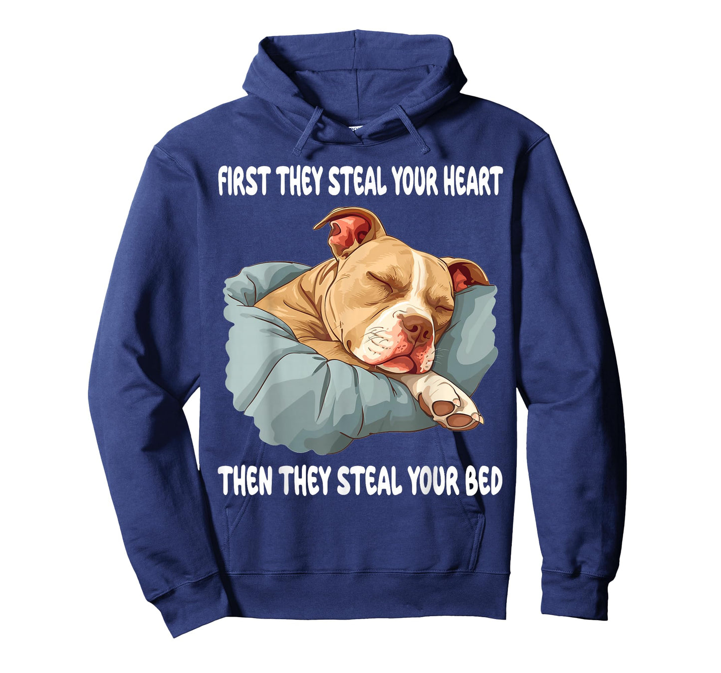 Pitbull Sleeping Pajamas Nightgown T-Shirt