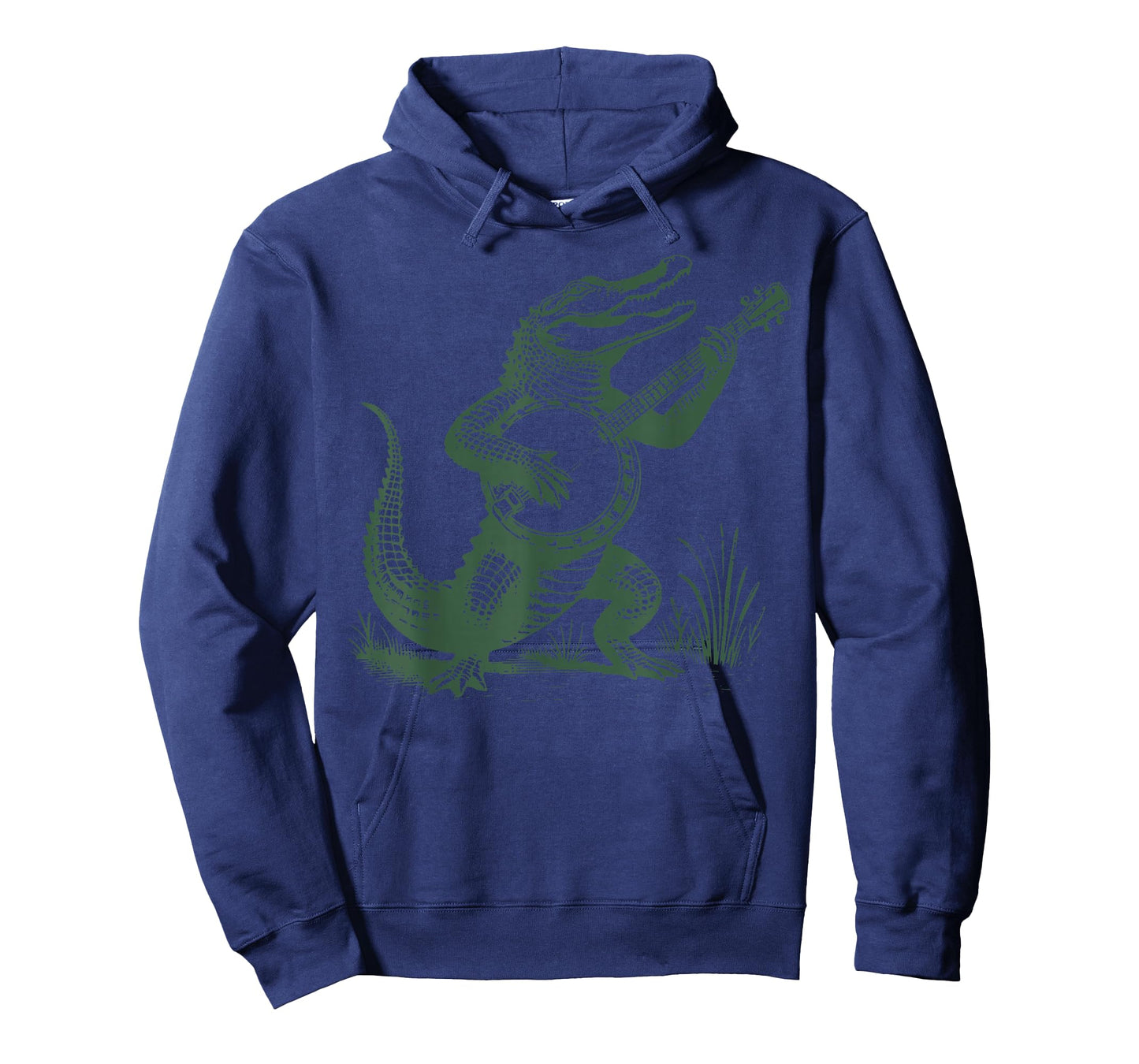 Retro 90s Alligator Playing Banjo Musician Animal Lover T-Shirt
