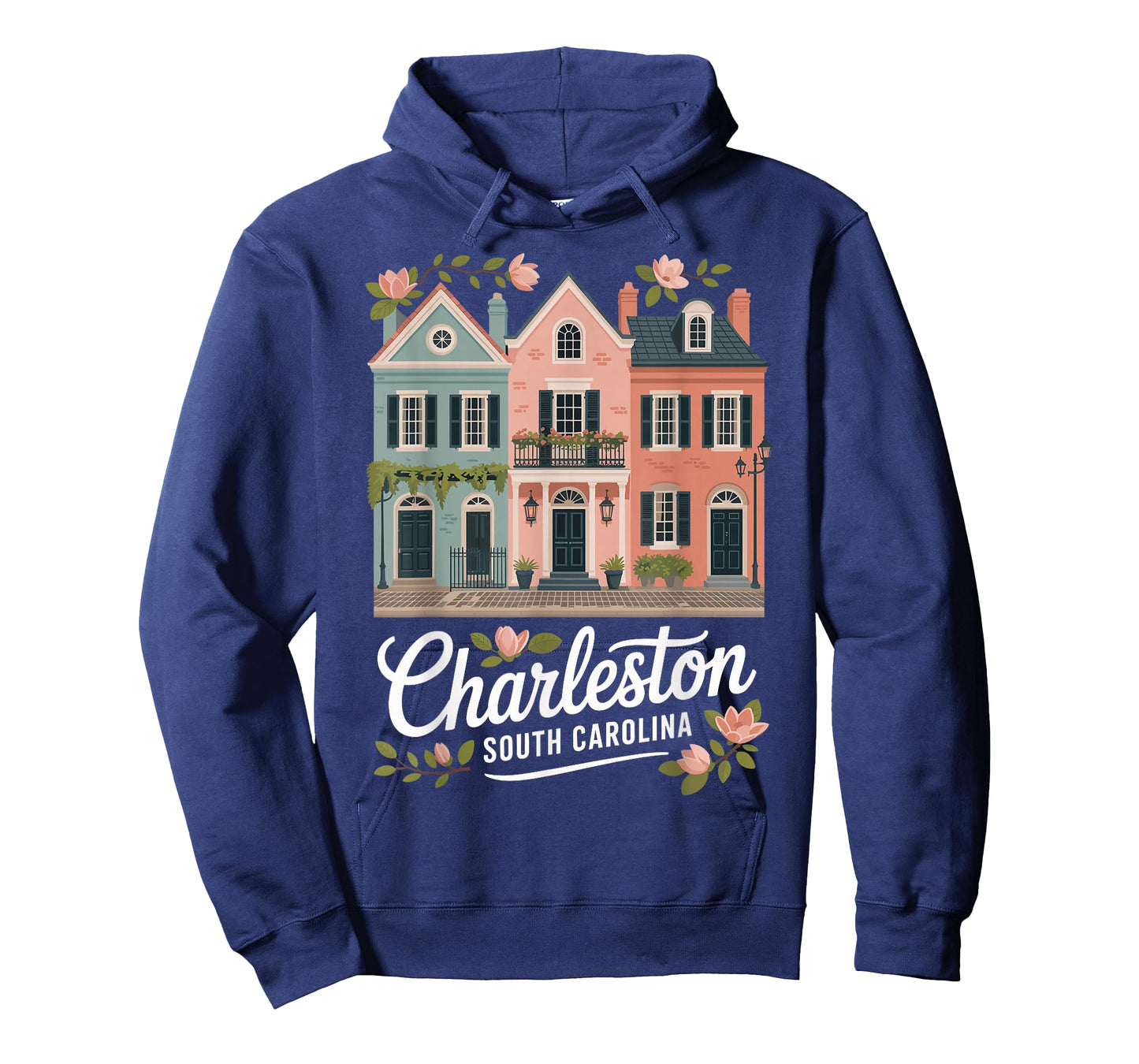 Charleston South Carolina pastel homes harbor Charleston T-Shirt