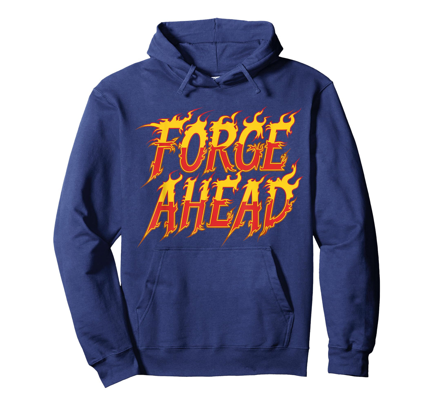 Forge Ahead Motivational Flames Fireman Firefighter T-Shirt