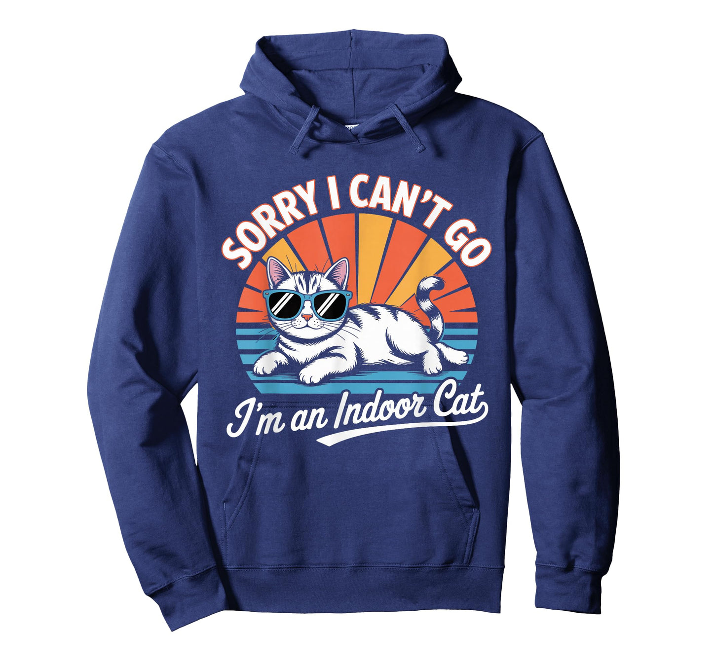 Sorry I Can't Go I'm an Indoor Cat Funny Kitten Pet Lover T-Shirt
