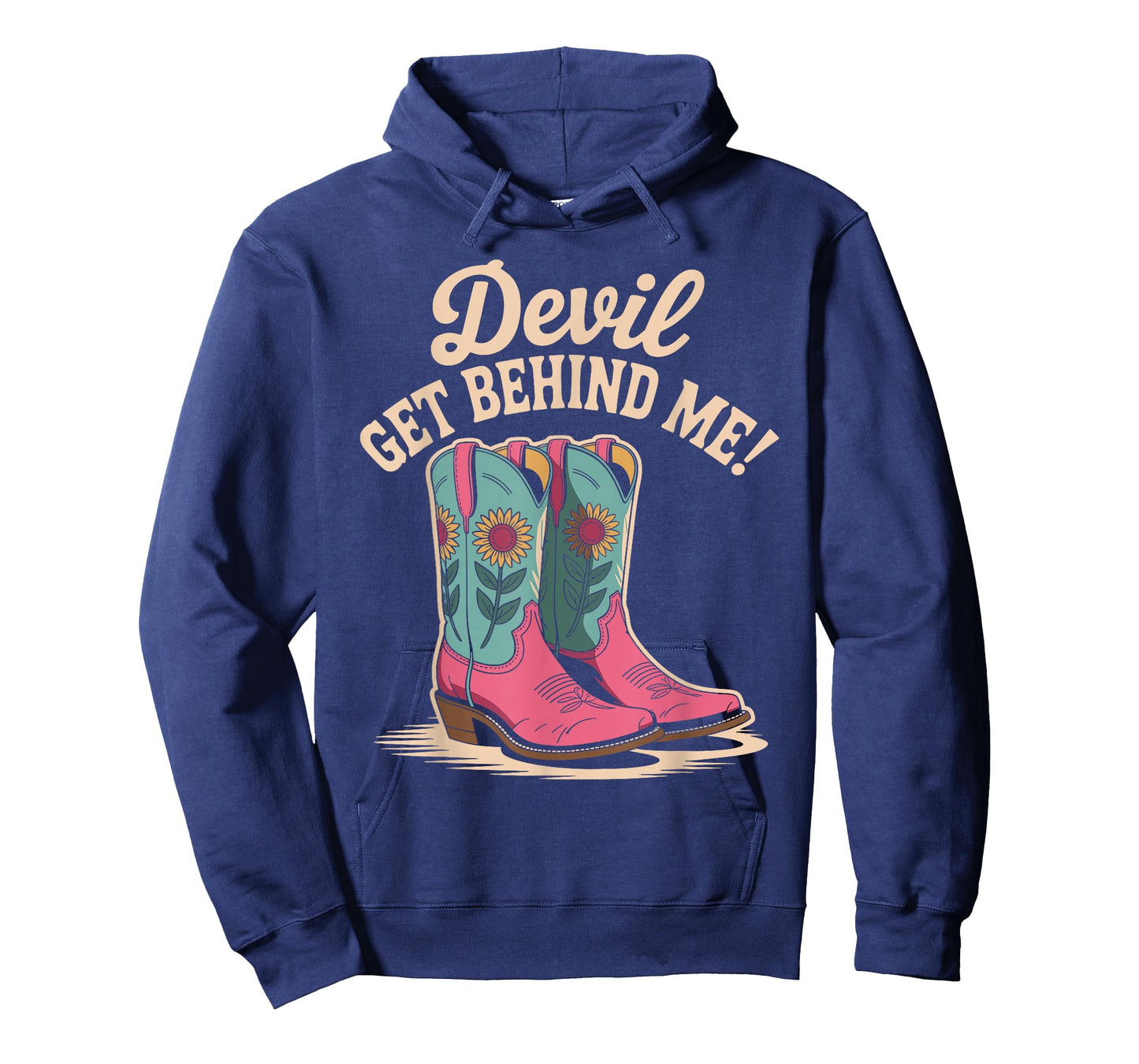 Devil Get Behind Me Cowboy Boots Western T-Shirt