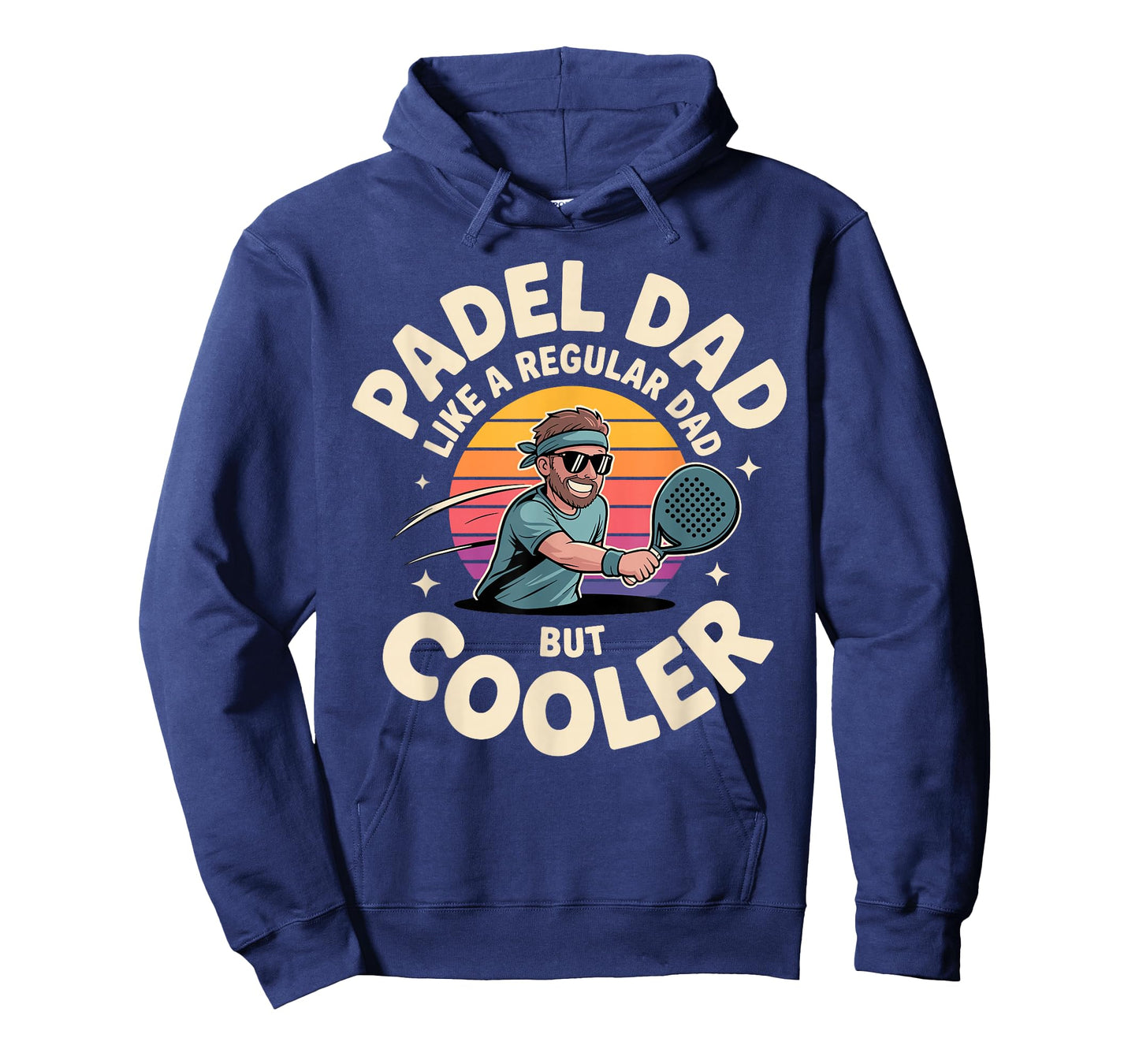 Cool Padel Art for Dad Father Men Padel Lover Padel Player T-Shirt