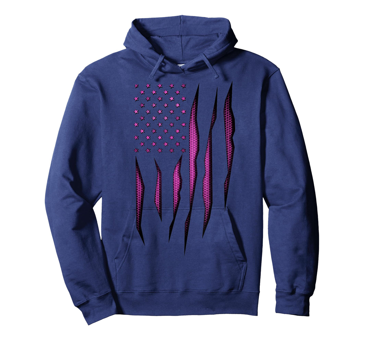 Pink Carbon Onyx American Flag T-Shirt