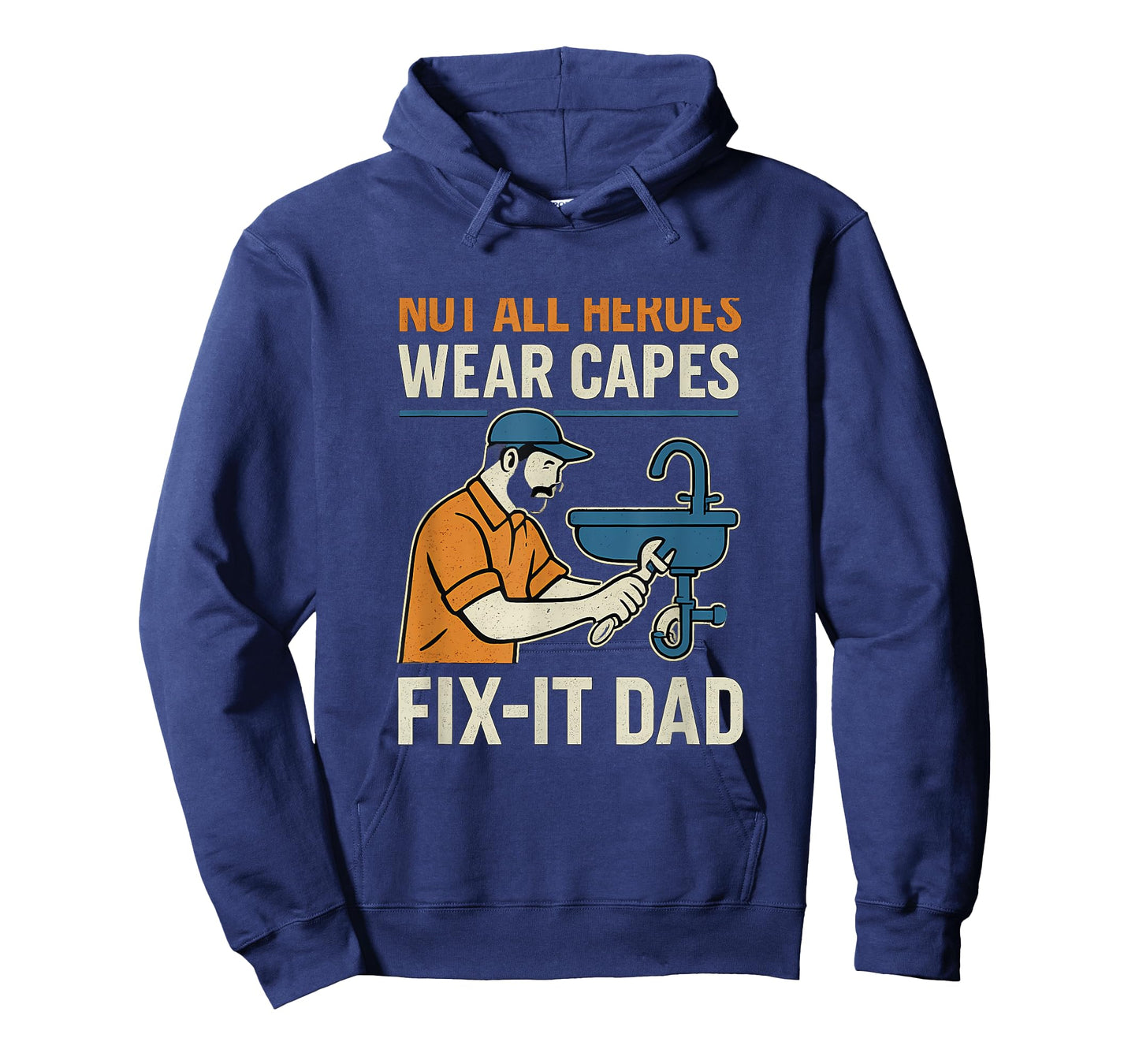 Fix It Dad Handyman Design Not All Heroes Wear Capes T-Shirt