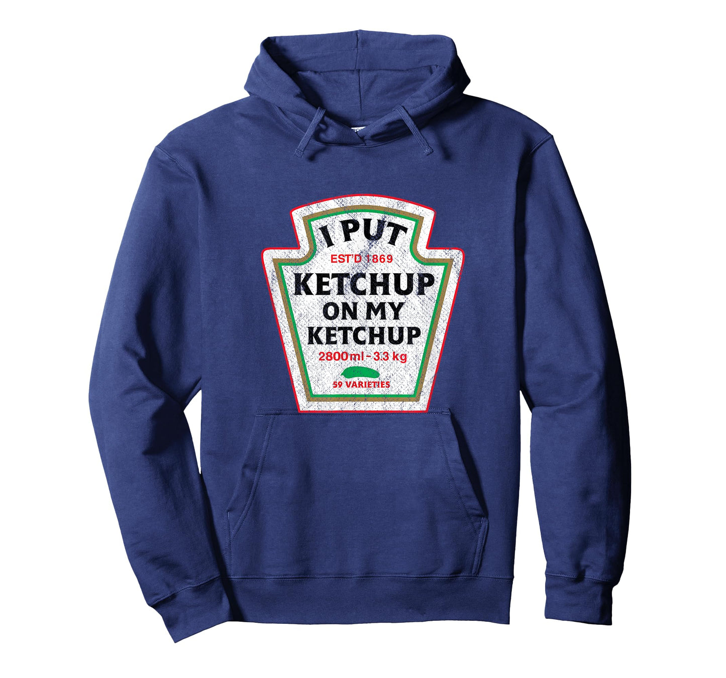 Retro Funny I Put Ketchup On My Ketchup Vintage Catsup T-Shirt