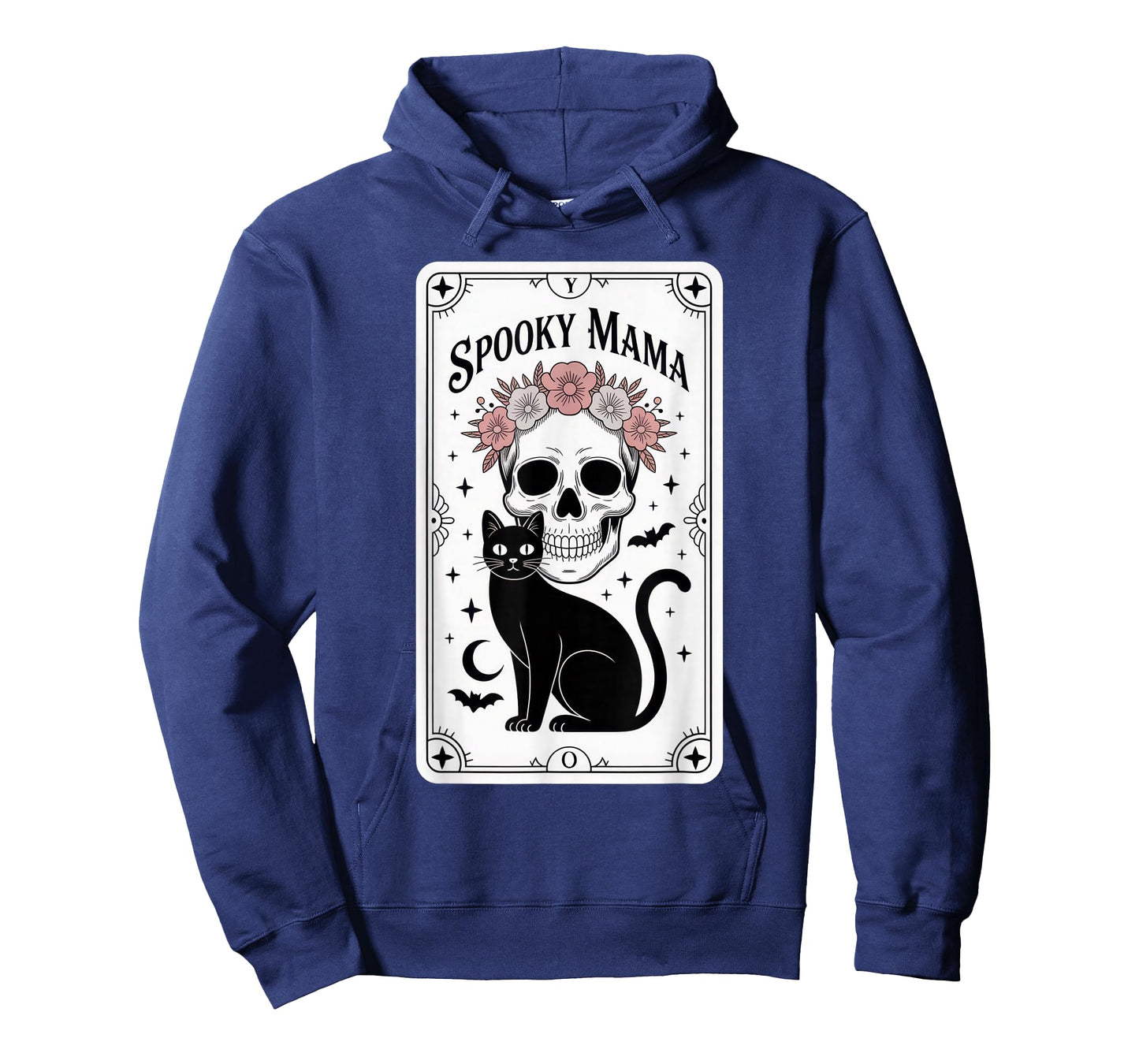 Spooky Mama Halloween Cat Lovers Funny Sarcastic Moms T-Shirt