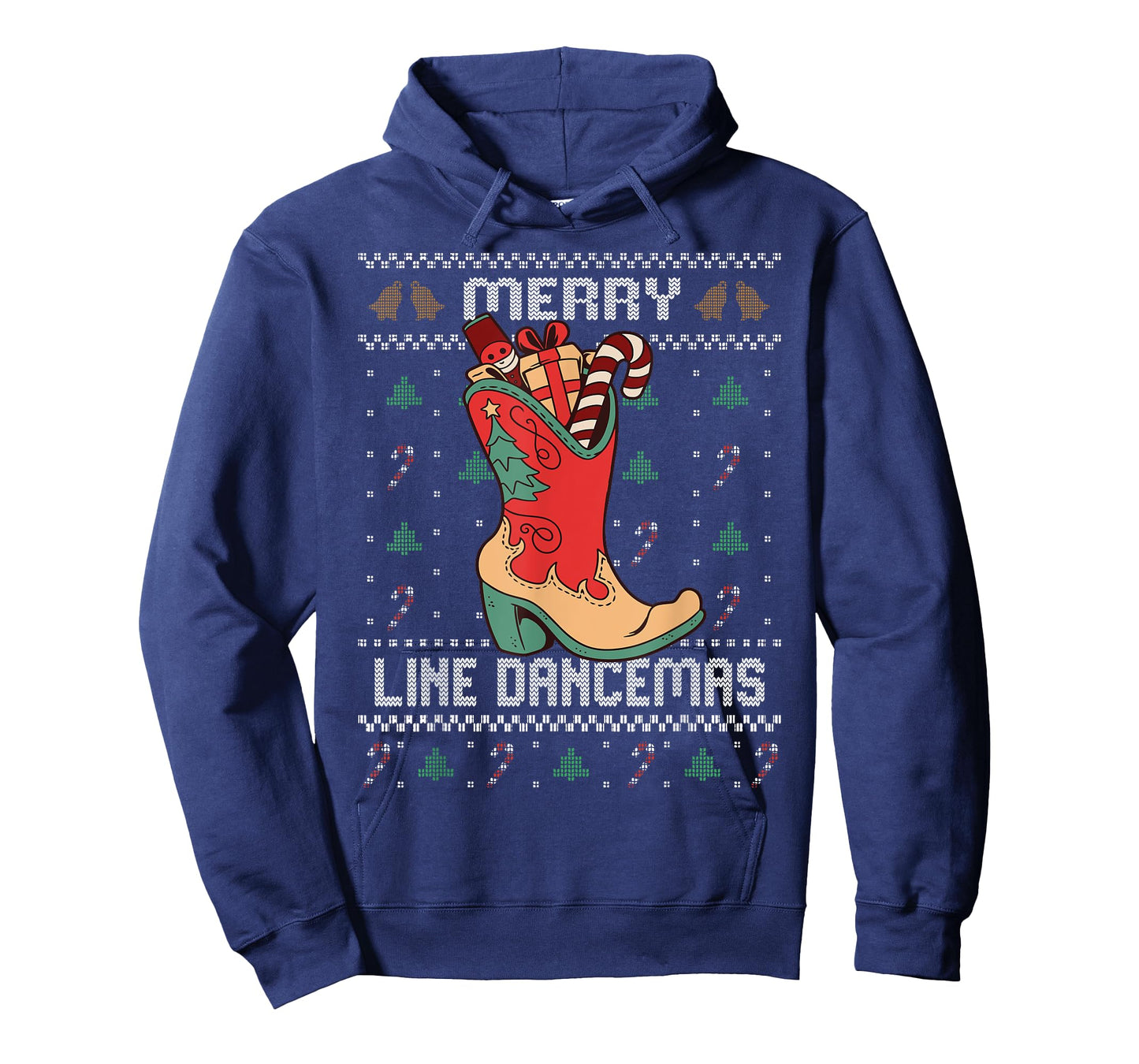 Country Music Girl Line Dance Ugly Christmas Sweater T-Shirt
