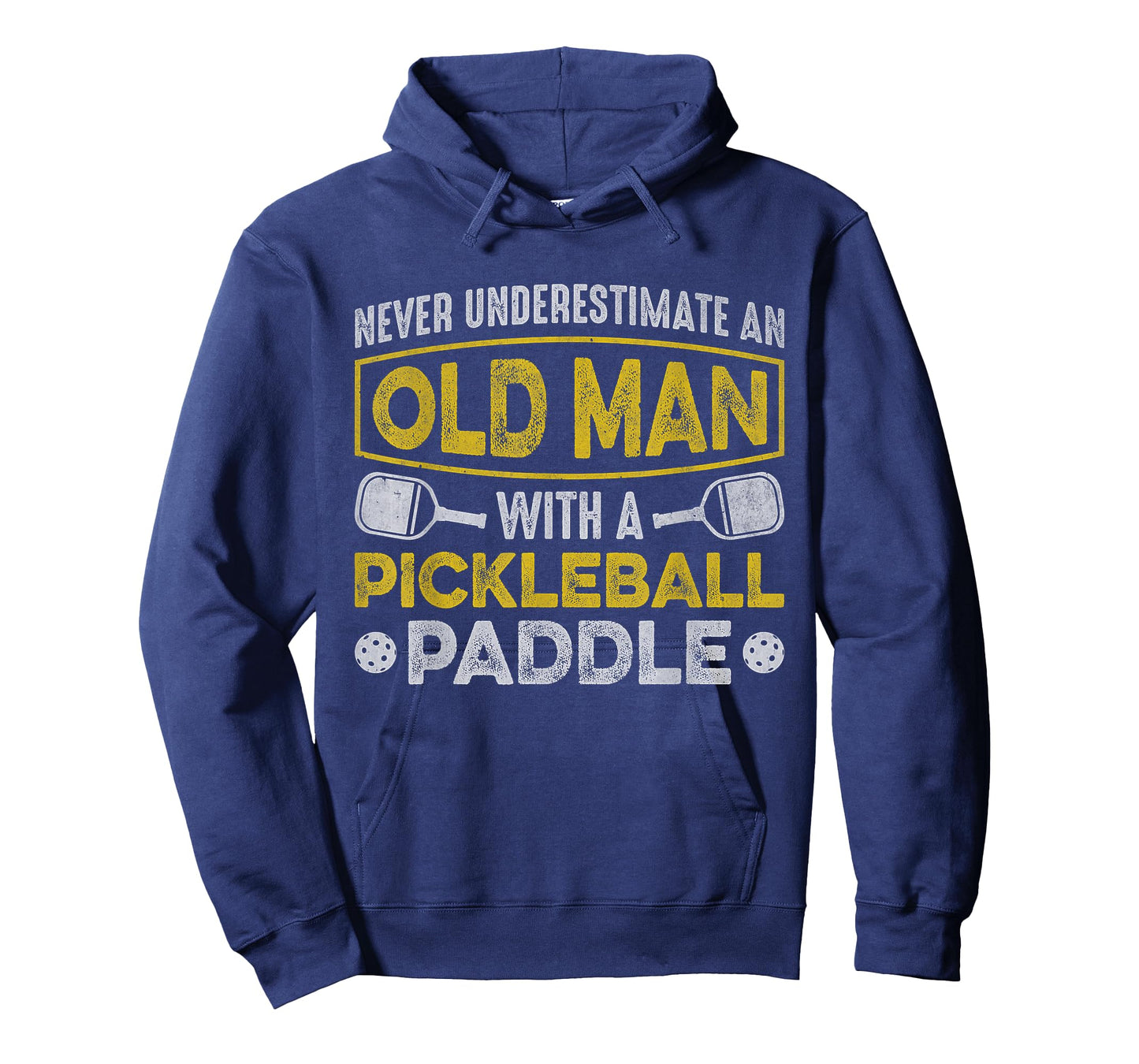 Never Underestimate an Old Man With a Pickleball Paddle T-Shirt