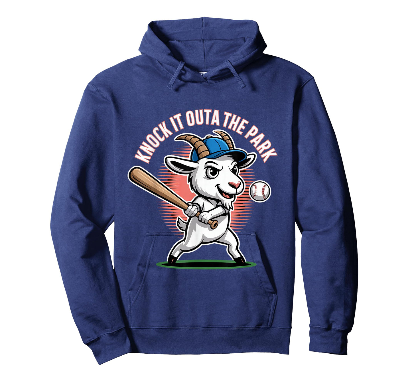 Knock It Outa The Park Baseball Goat Home Run T-Shirt