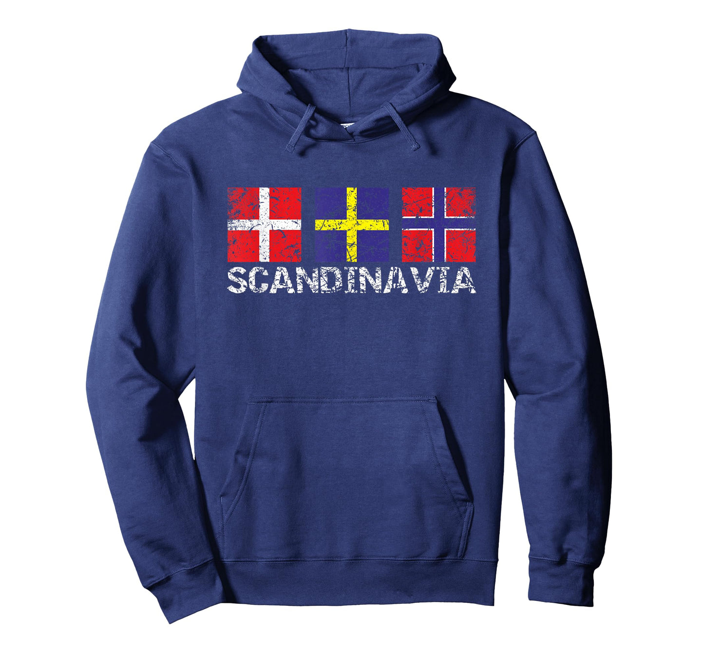 Scandinavian Flags Distressed Mens Womens Kids Scandinavia T-Shirt