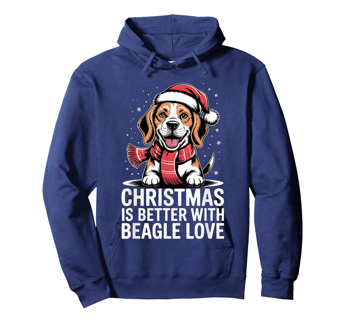 Funny Puppy Dog Xmas Christmas is Better with Beagle Love T-Shirt