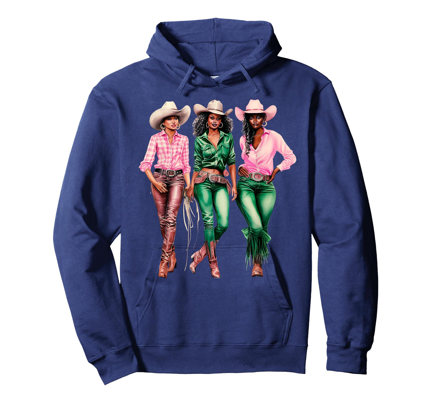 Black Cowgirl Western Rodeo Melanin Black History Texas T-Shirt