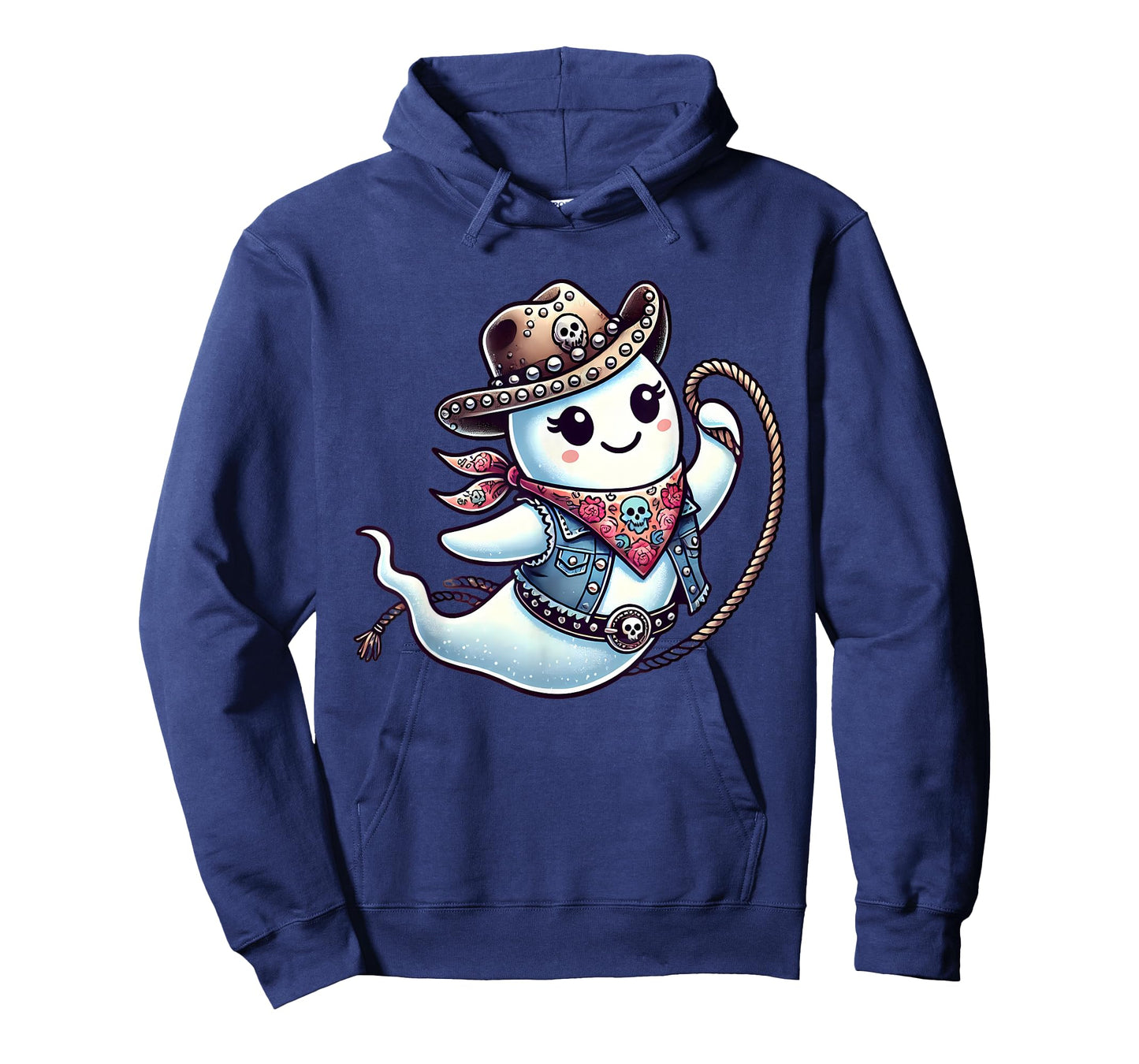 Ghost Cowgirl Country Rodeo Western Halloween Costume T-Shirt
