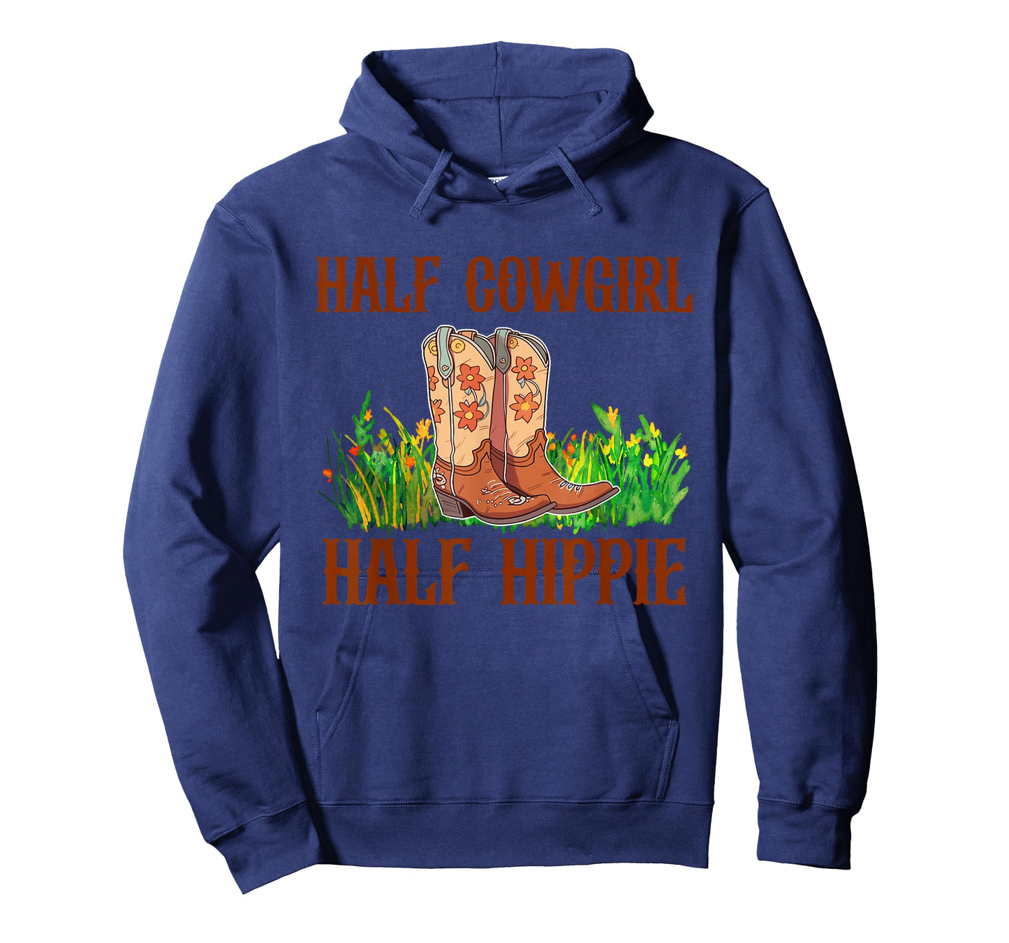 Half Cowgirl Half Hippie Vintage Cowgirl T-Shirt