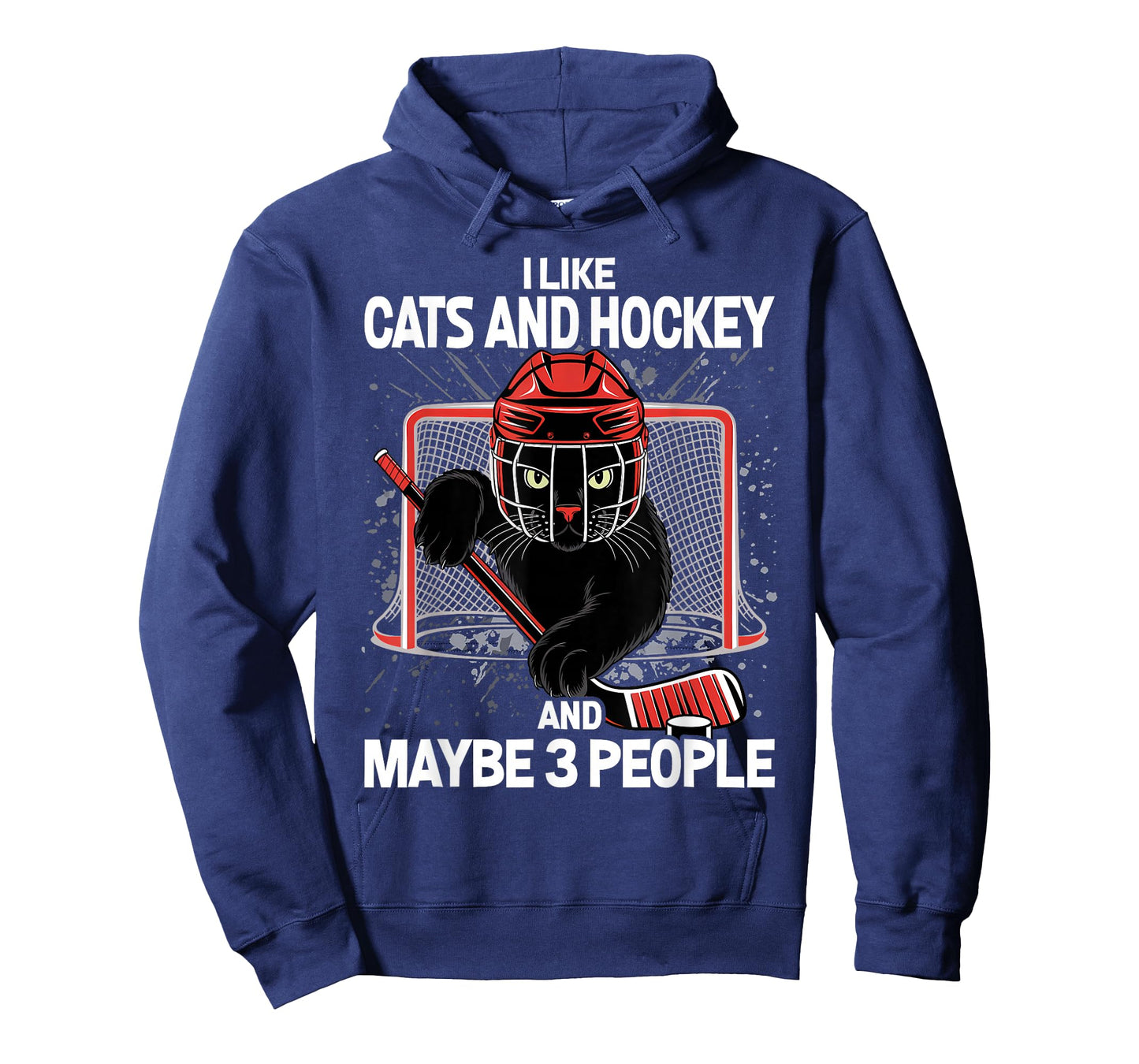 I Like Cats and Hockey and Maybe 3 People T-Shirt