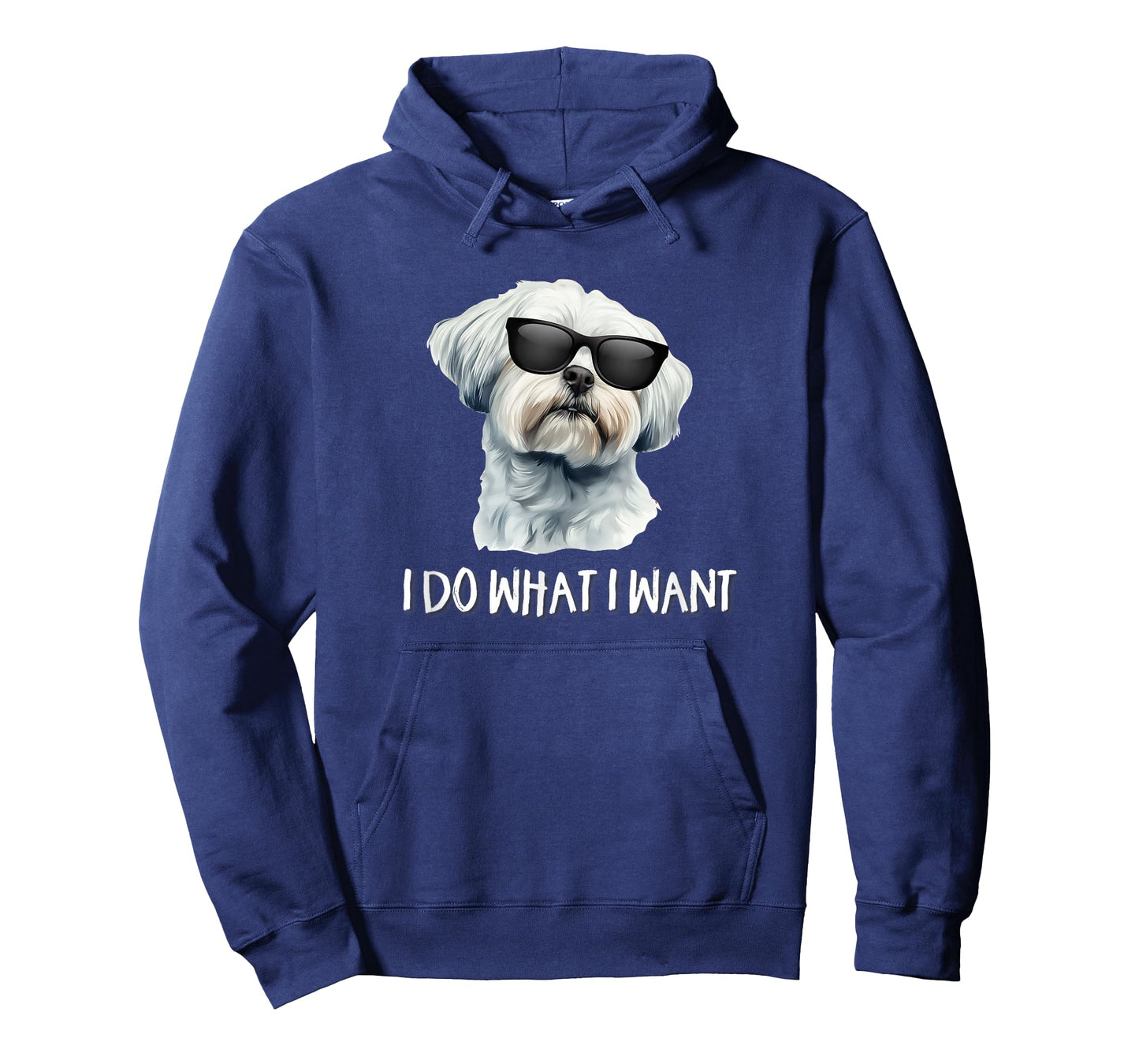 Funny Cute Sunglasses I Do What I Want Maltese Lover T-Shirt