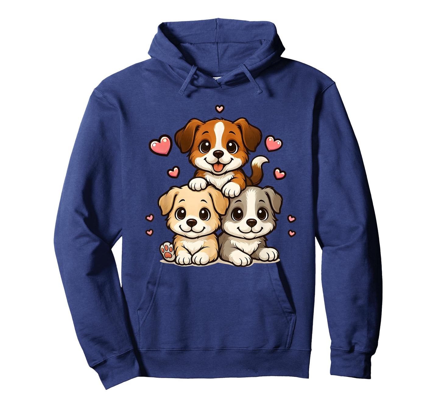 Cute Kawaii Puppies Neko Funny Dog Lover Gift Women Girls T-Shirt