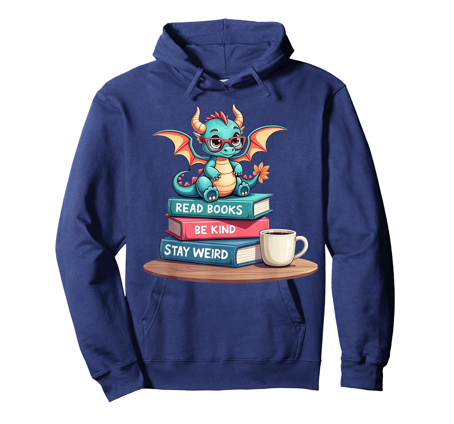 Funny Bookworm Book Dragon Read Books Be Kind Stay Weird T-Shirt