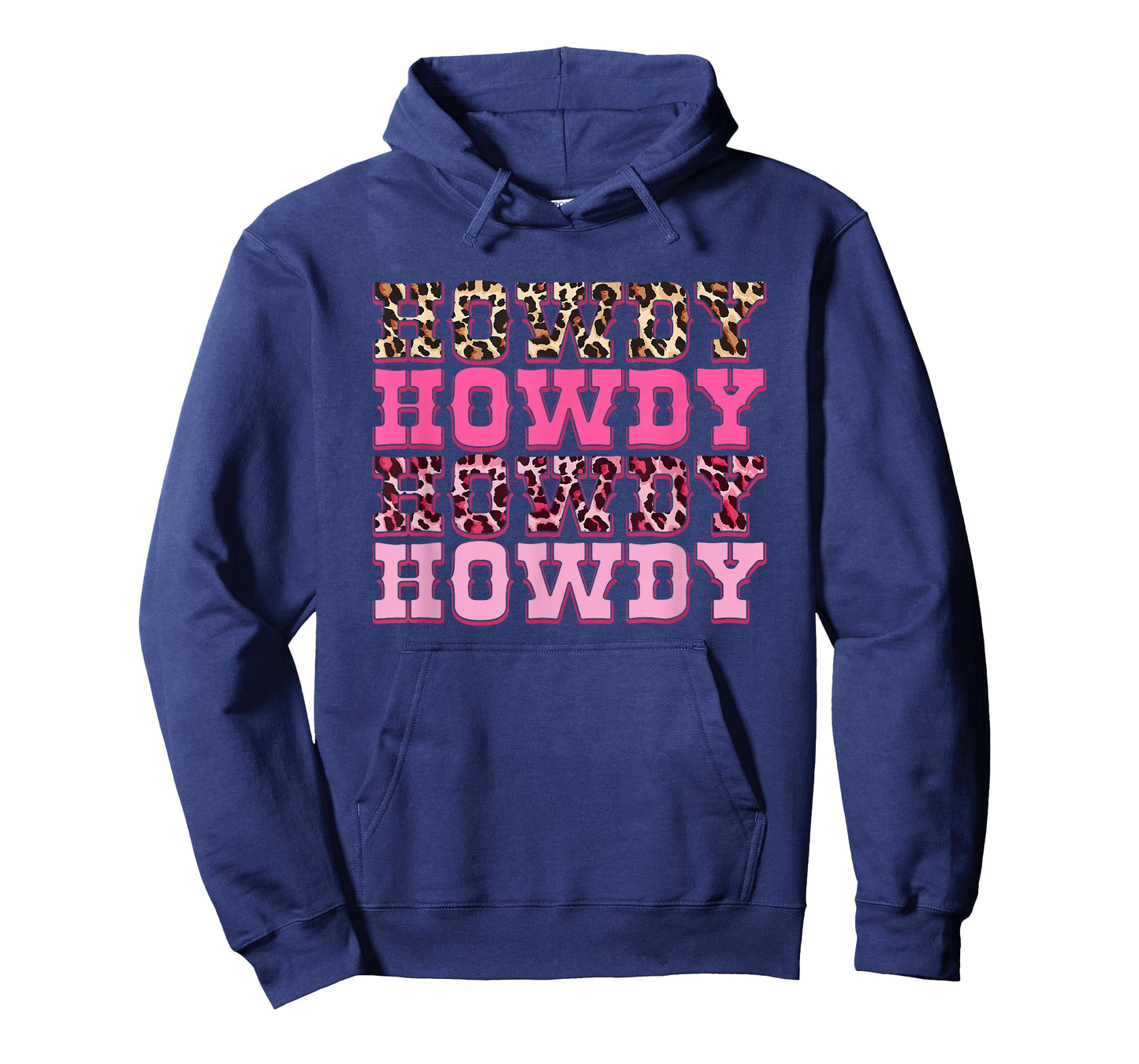Howdy Pink Cheetah Pattern Western Vibes T-Shirt