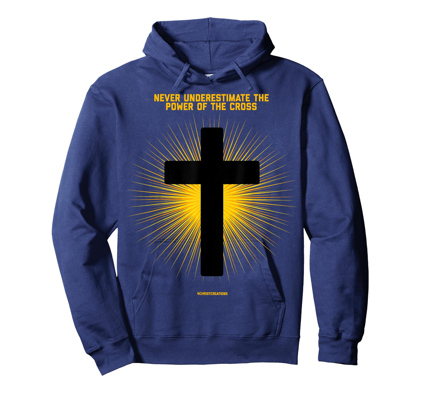 Mens Never Underestimate Christian Faith Cross Jesus Christ T-Shirt