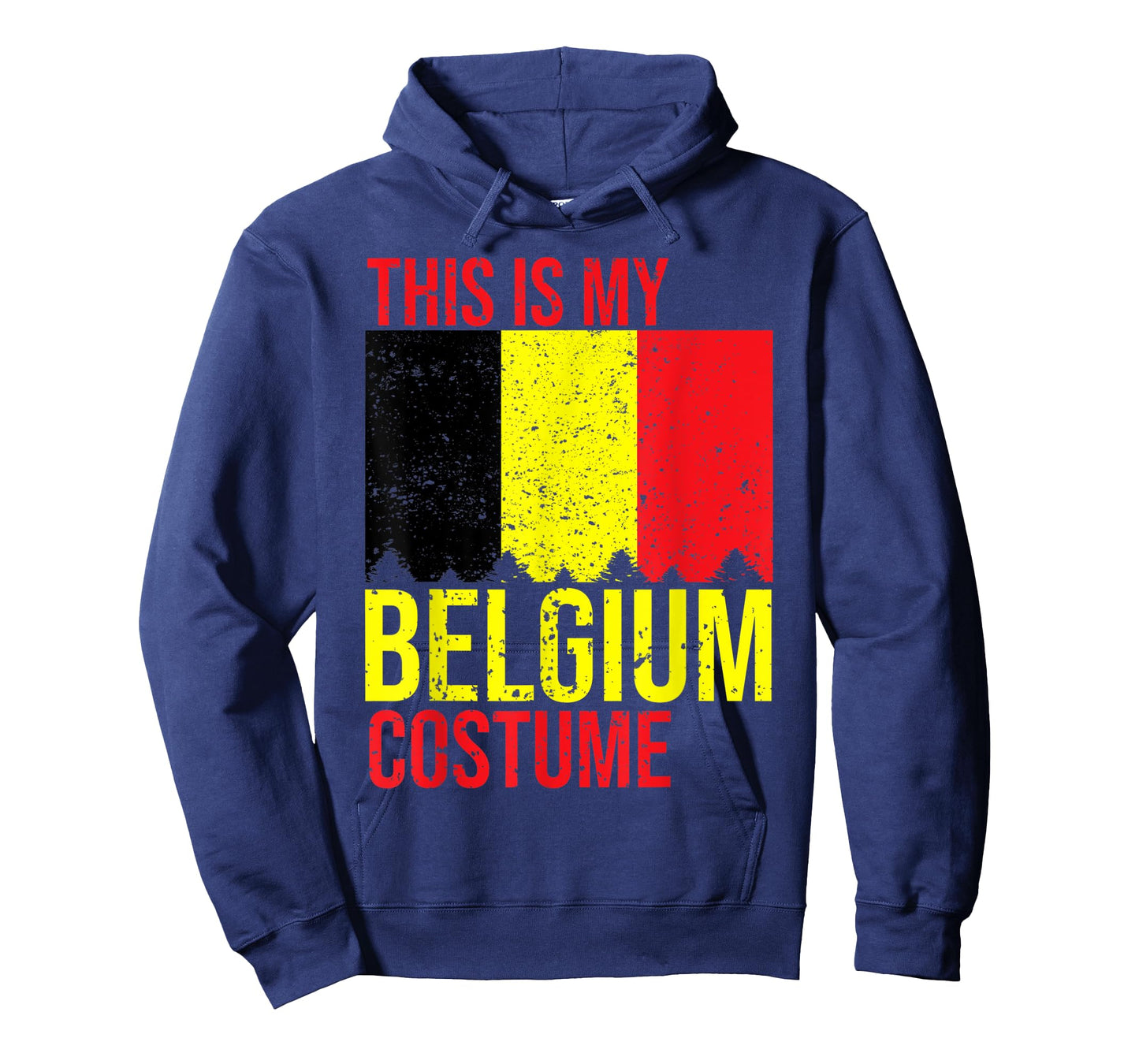 Vintage This Is My Belgium Flag Costume for Halloween T-Shirt