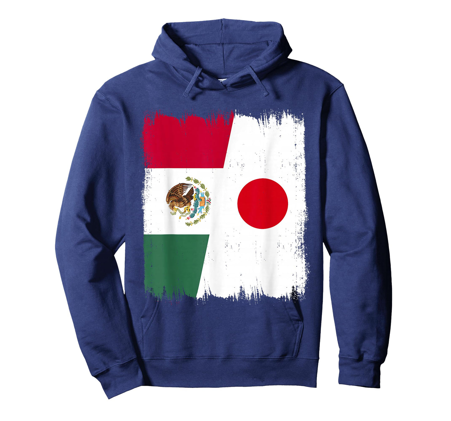 Mexico Japan Half Flag Wear Mexican Japanese Roots T-Shirt