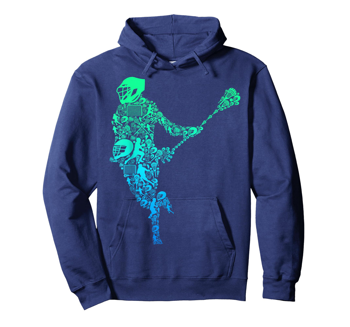 Lacrosse Player Youth Men Boys Kids T-Shirt Small