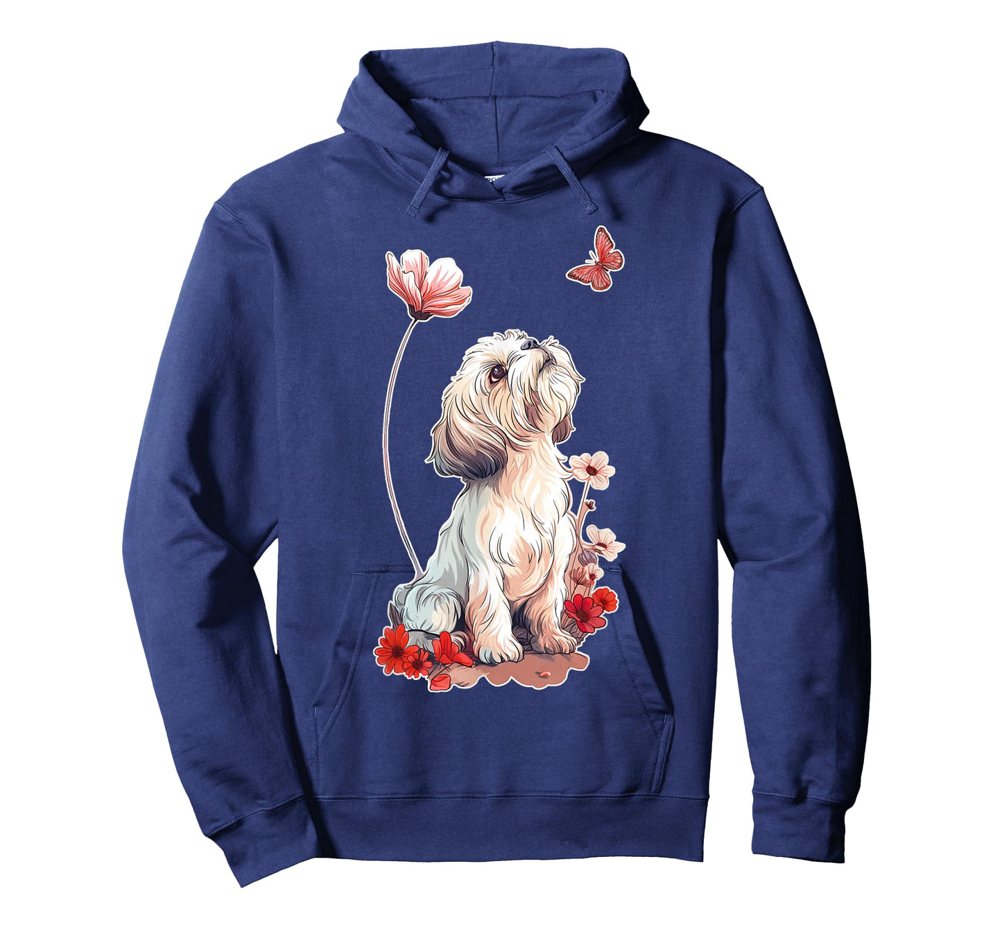 Shih Tzu Butterfly Cute Dogs Shih Tzu Lover T-Shirt
