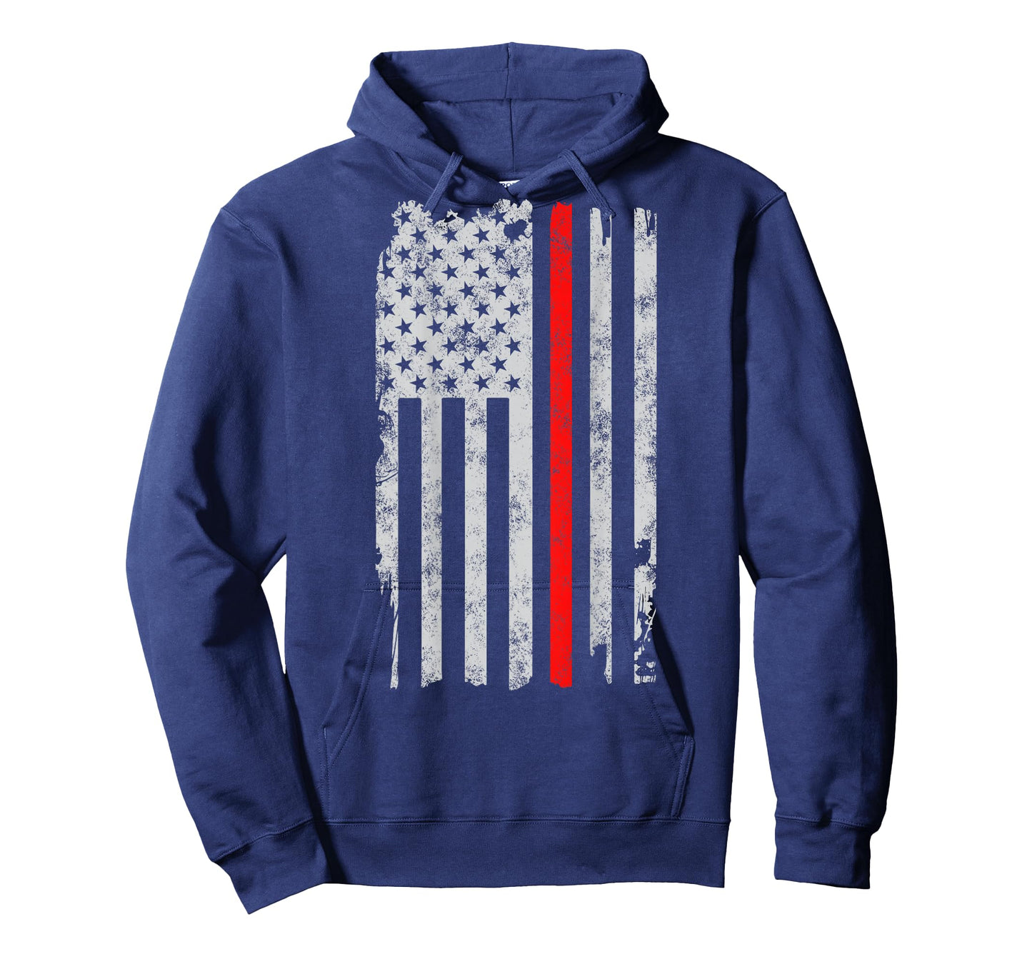 Thin red line American flag Patriot Firefighter gift Fireman T-Shirt