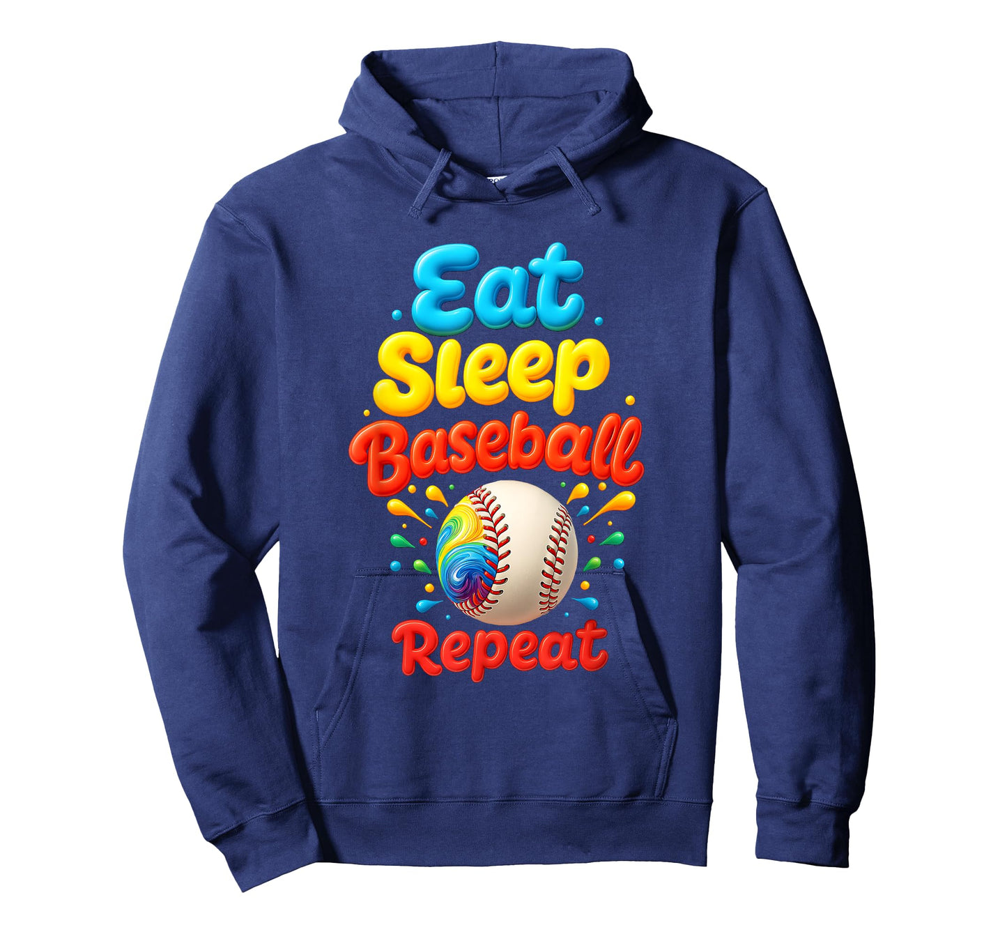 Eat Sleep Baseball Repeat Dripping Ball Sport Player Coach T-Shirt
