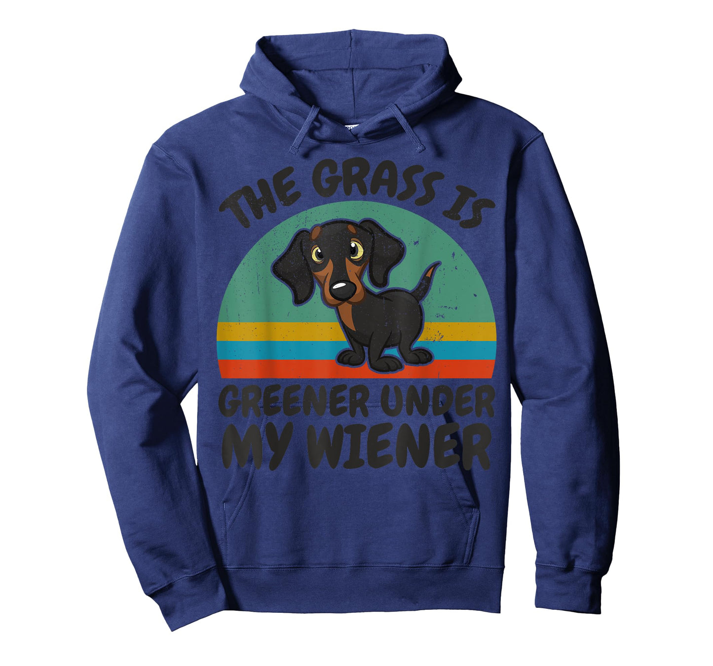 Dachshund-Shirt The Grass Greener Under My Wiener-Dog Funny T-Shirt