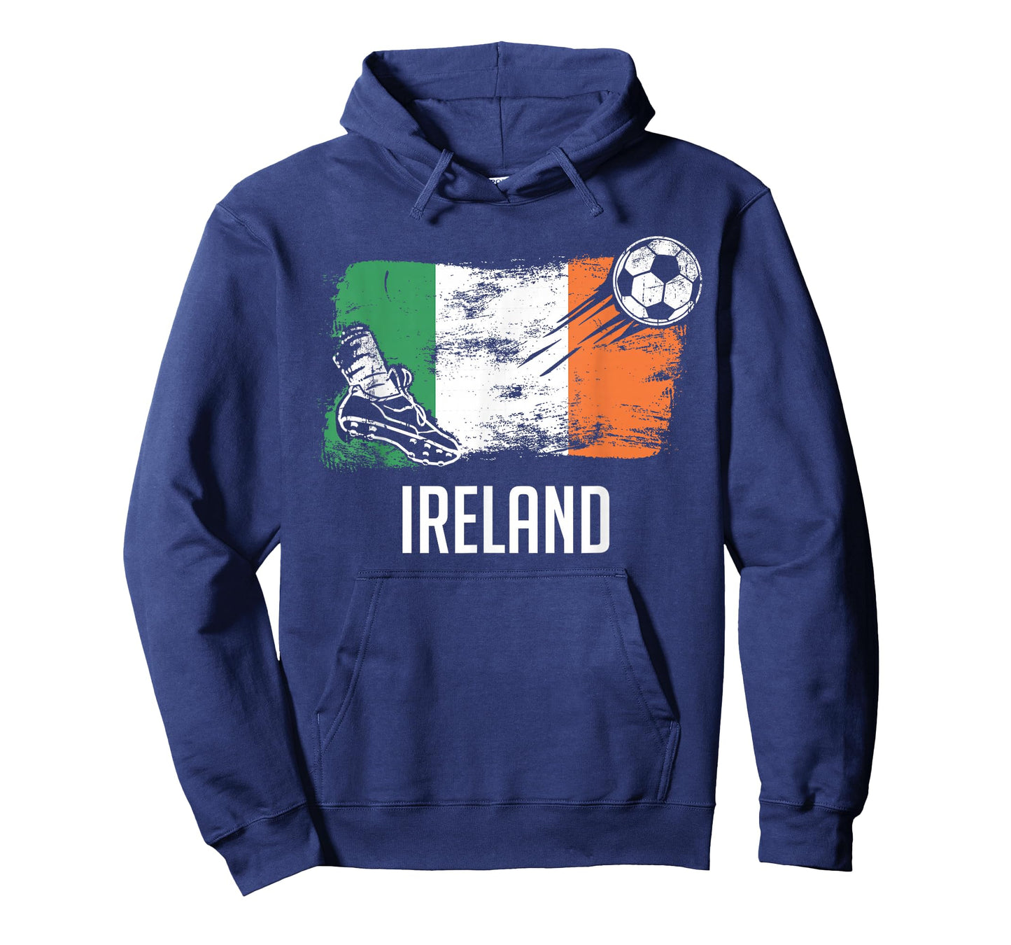 National Flags & Roots Proud Heritage Gifts Ireland Flag Jersey Ireland Soccer Fan T-Shirt Unisex-Adults & Kids Black Short Sleeve Small
