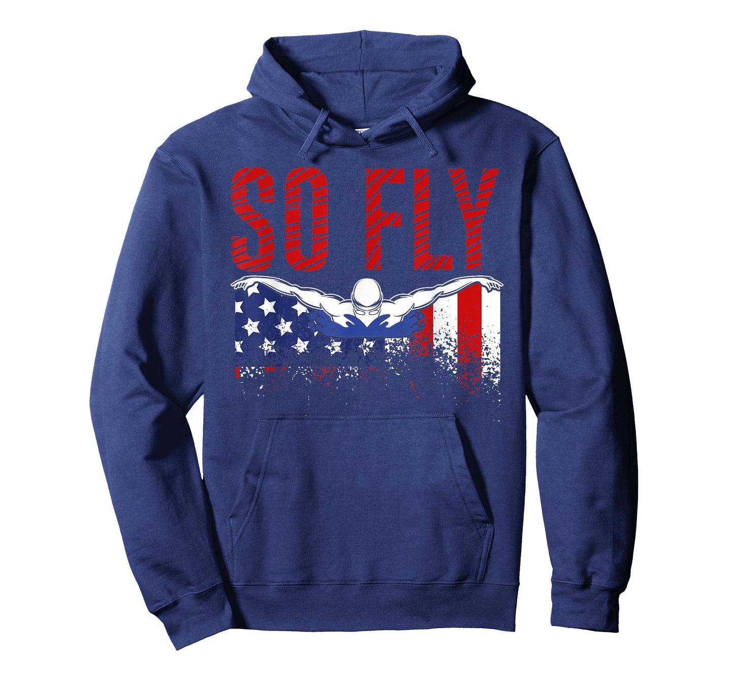 So Fly USA Swimming Team Sports Athlete US Swim Aquatic T-Shirt