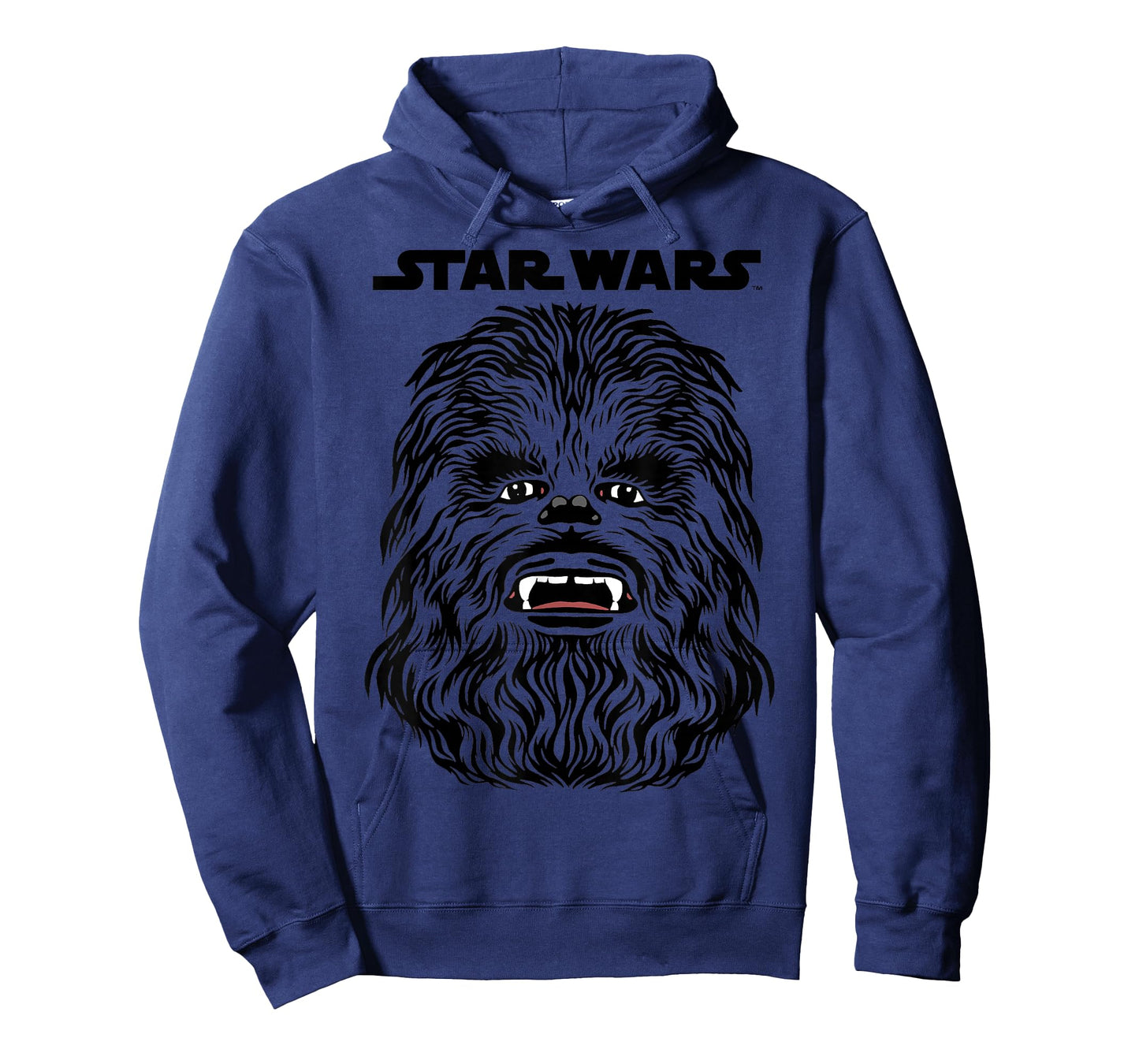 Star Wars Chewbacca Title Logo Big Face Costume Halloween T-Shirt