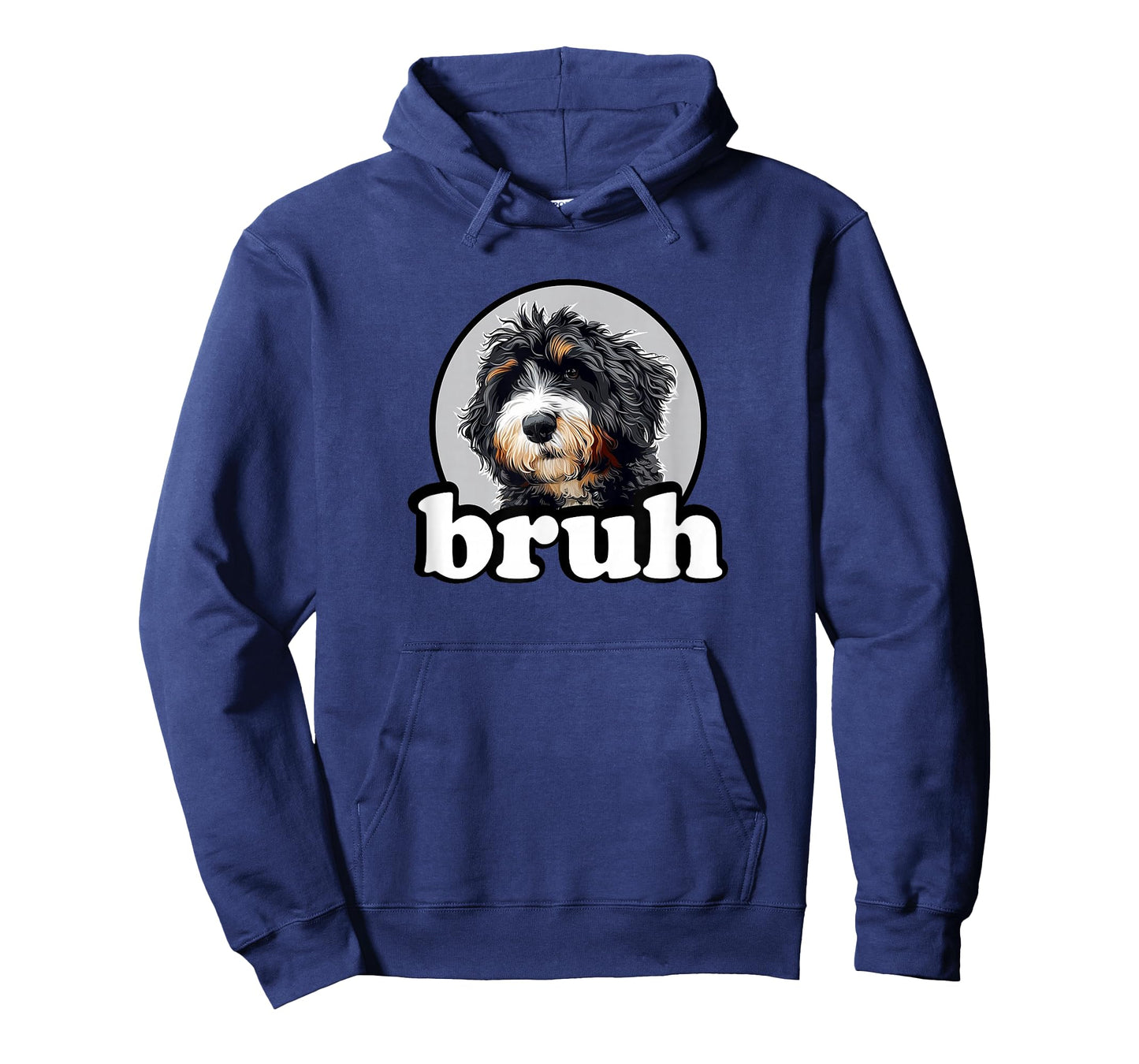 Cute Mens Womens Kids Boys Bruh Bernedoodle Dog Lover T-Shirt