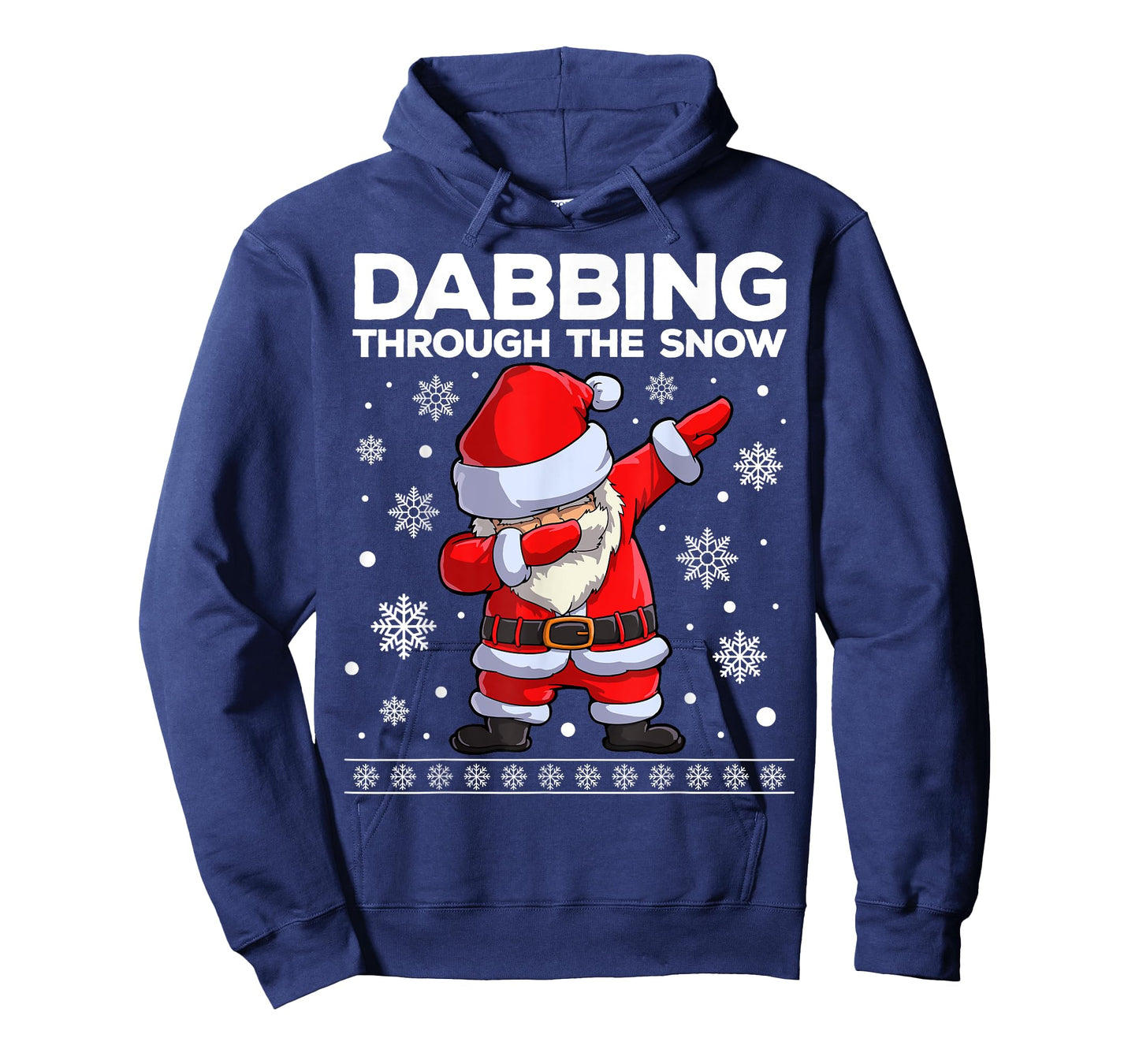 Christmas Santa Dabbing Through The Snow Xmas Boys Men Dab T-Shirt